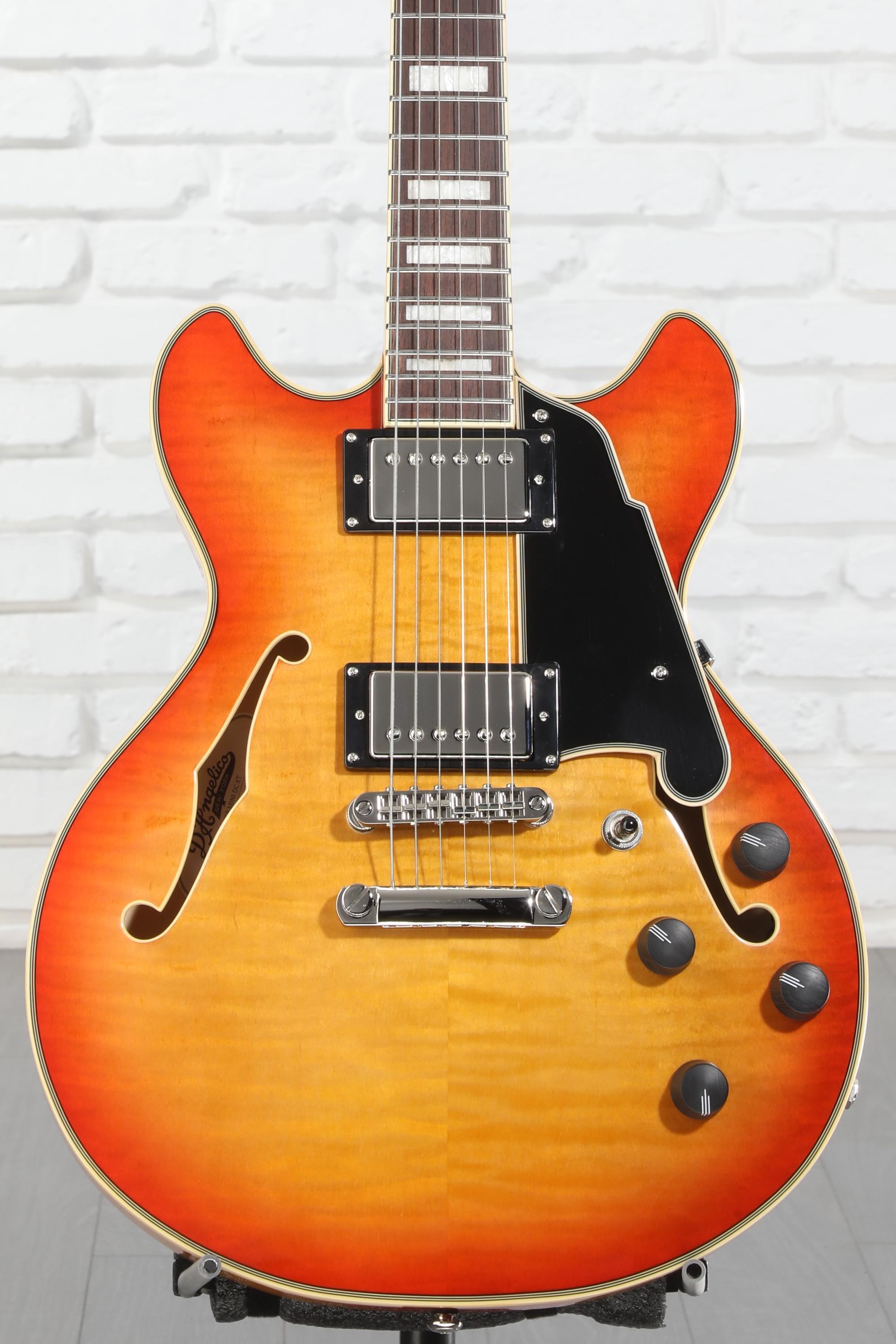 D'Angelico Premier Mini DC XT Semi-hollowbody Electric Guitar