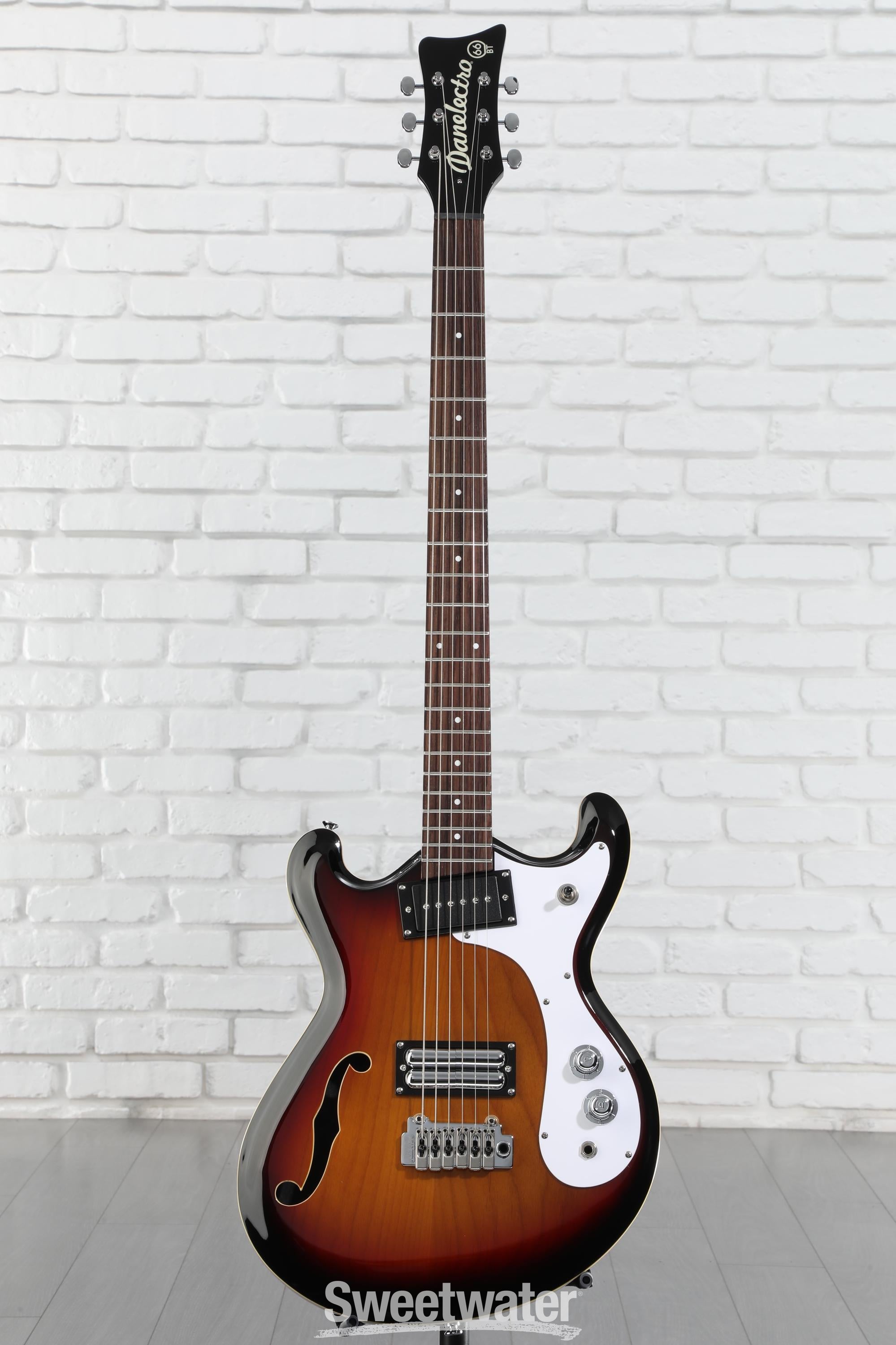 Danelectro 66BT Baritone Electric Guitar - 3-Tone Sunburst