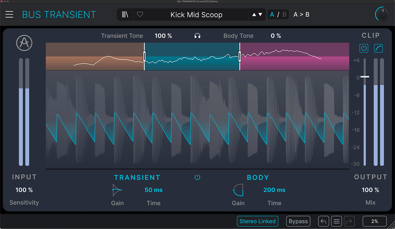 Arturia Bus Transient Shaper Plug-in | Sweetwater