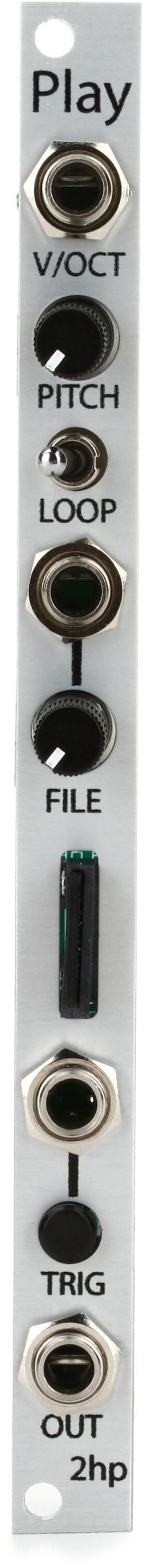 Photo of 2HP Play Eurorack Sample Player Module - Silver