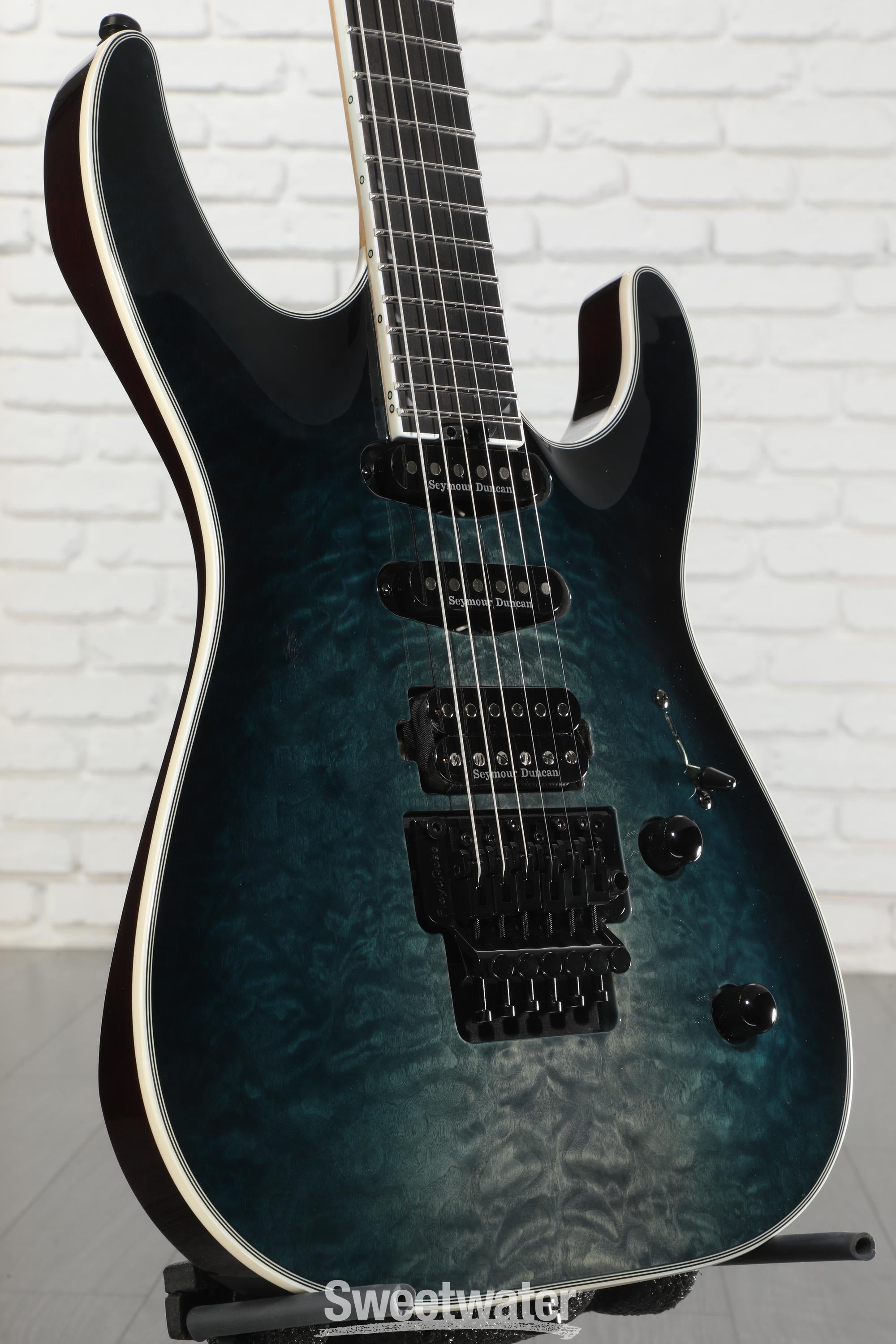 Jackson Pro Plus Series Soloist SLA3Q Electric Guitar - Polar