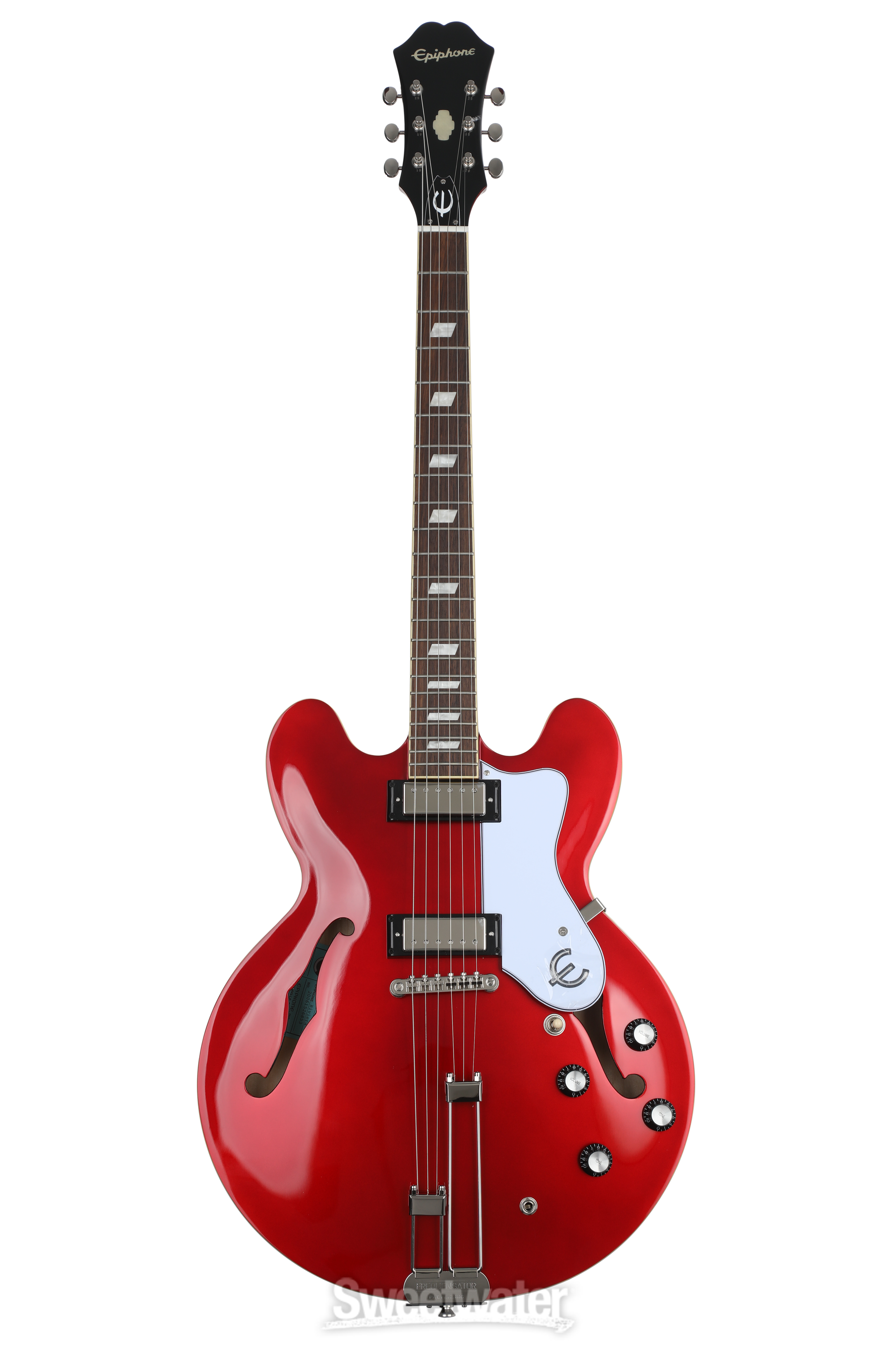 Epiphone Riviera Semi-hollowbody - Sparkling Burgundy | Sweetwater Epiphone Riviera Semi-hollowbody - Sparkling Burgundy | Sweetwater