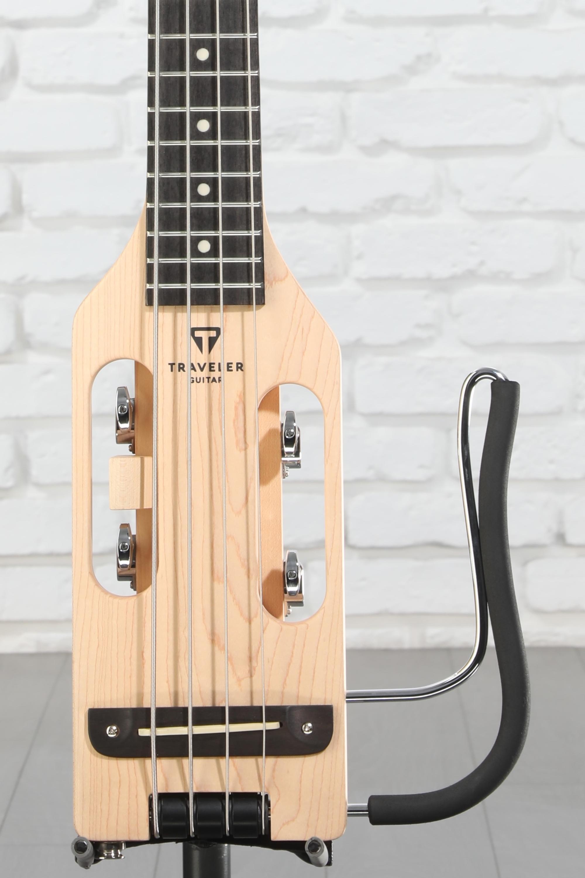 Traveler Guitar Ultra-Light Bass Guitar - Natural Maple
