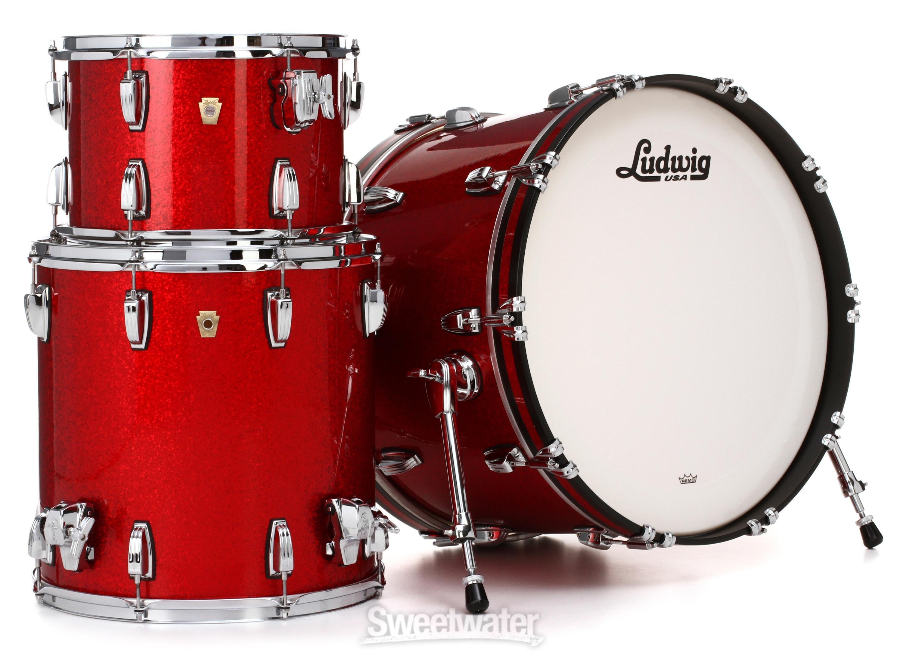 Ludwig Classic Maple Fab 3-piece شیلLudwig Classic Maple Fab 3-piece شیل  