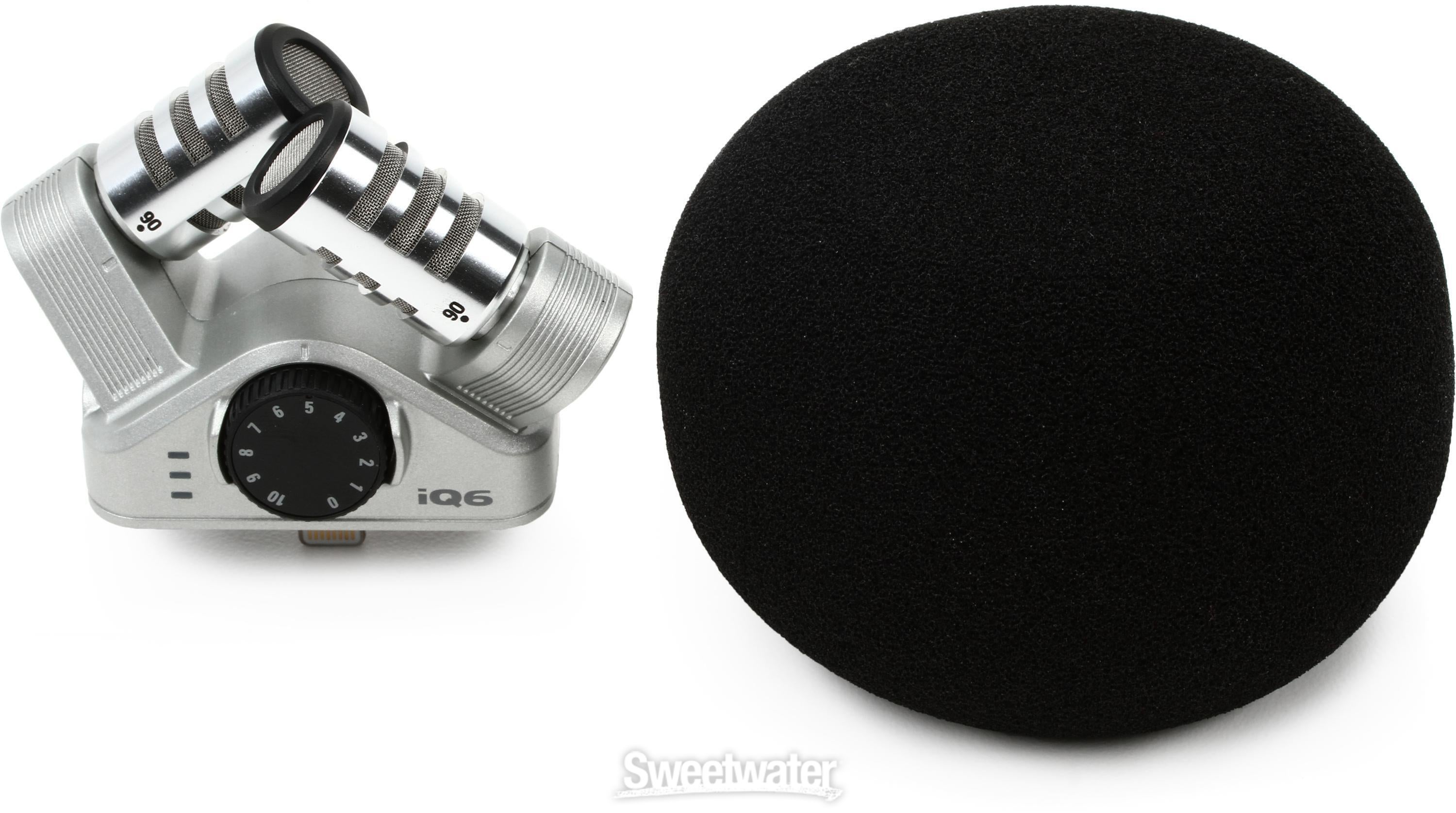 Zoom iQ6 Stereo XY Microphone for iOS | Sweetwater
