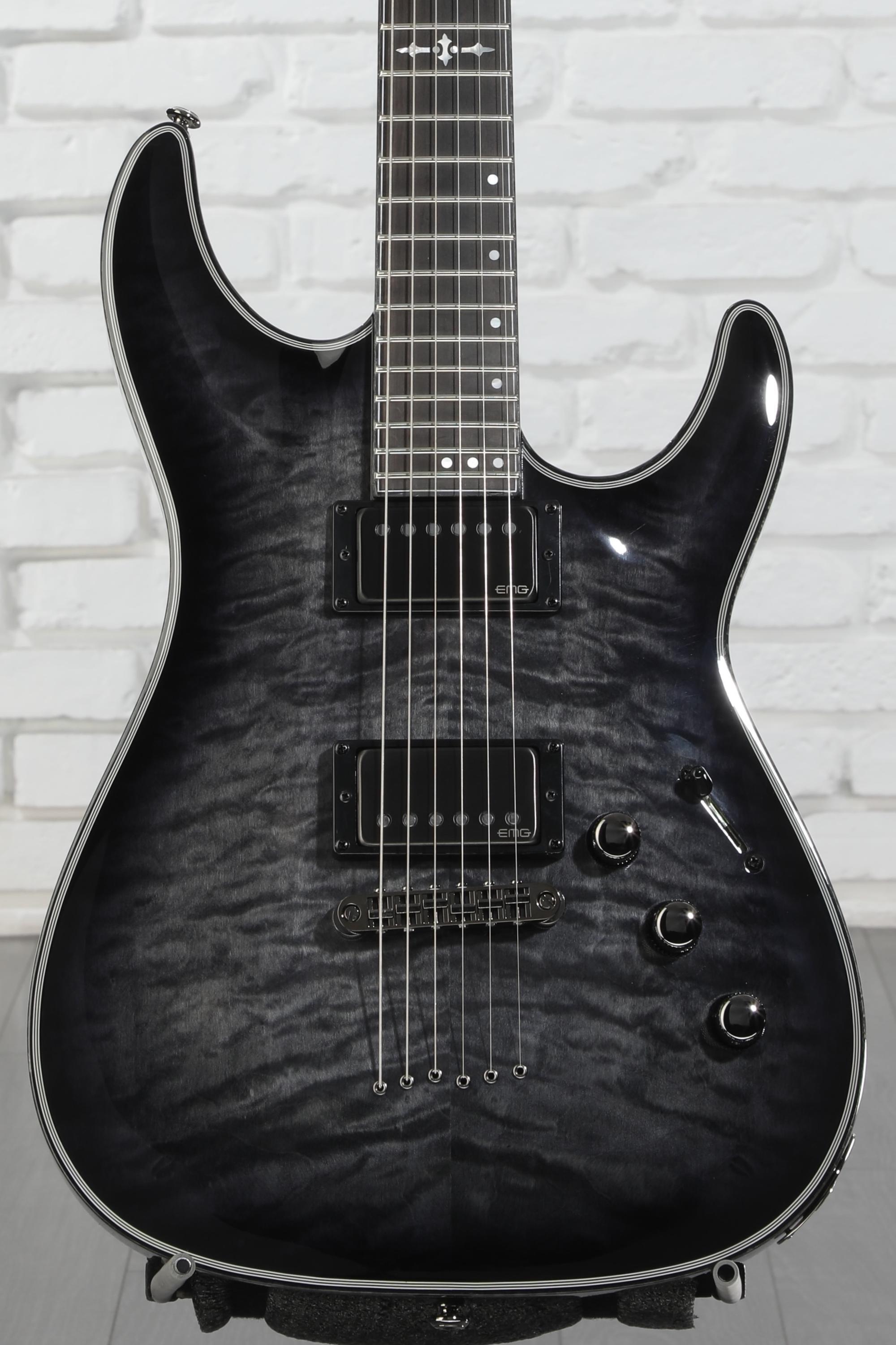 Schecter Hellraiser Hybrid C-1 - Trans Black Burst | Sweetwater