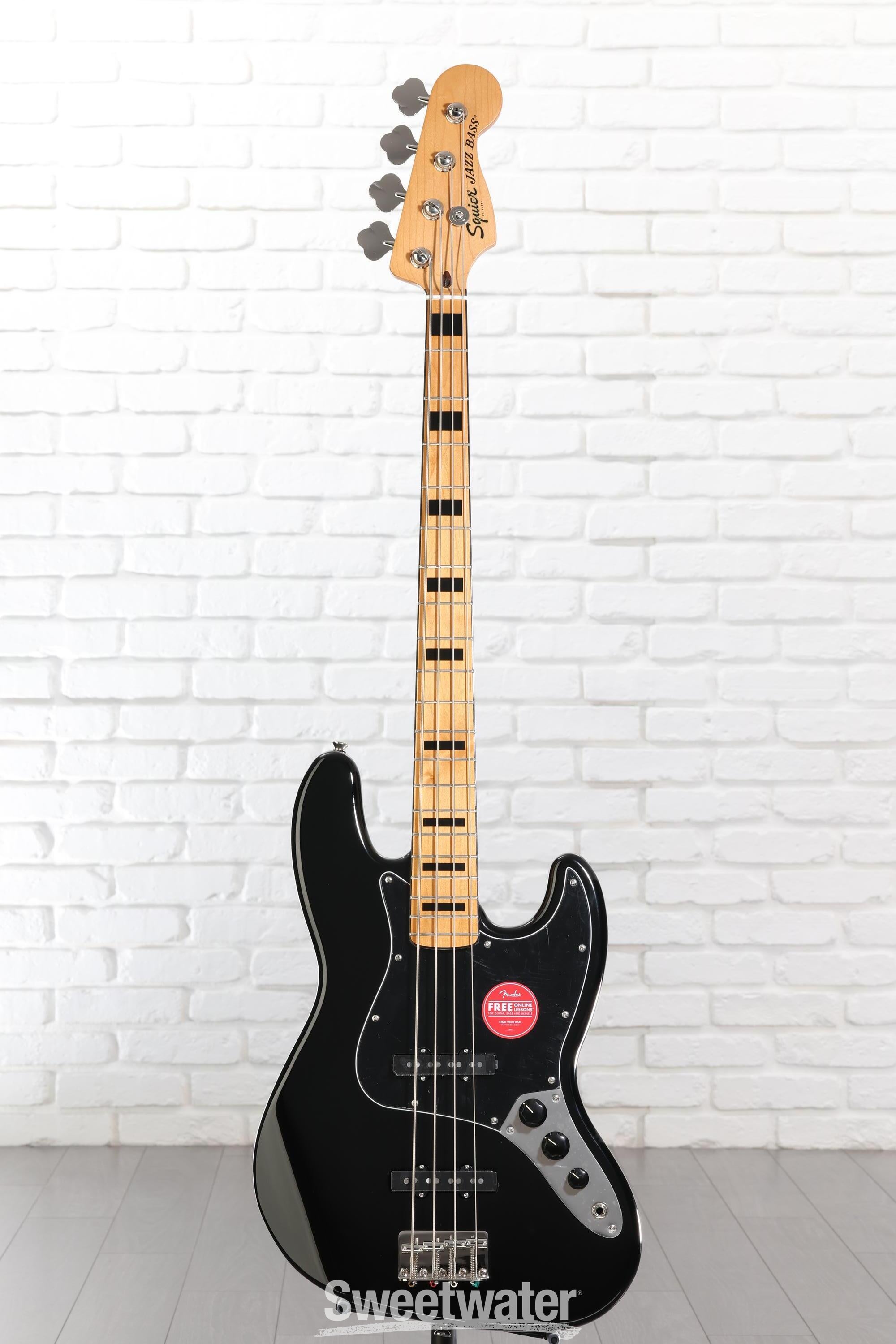 Squier Classic Vibe '70s Jazz Bass - Black | Sweetwater