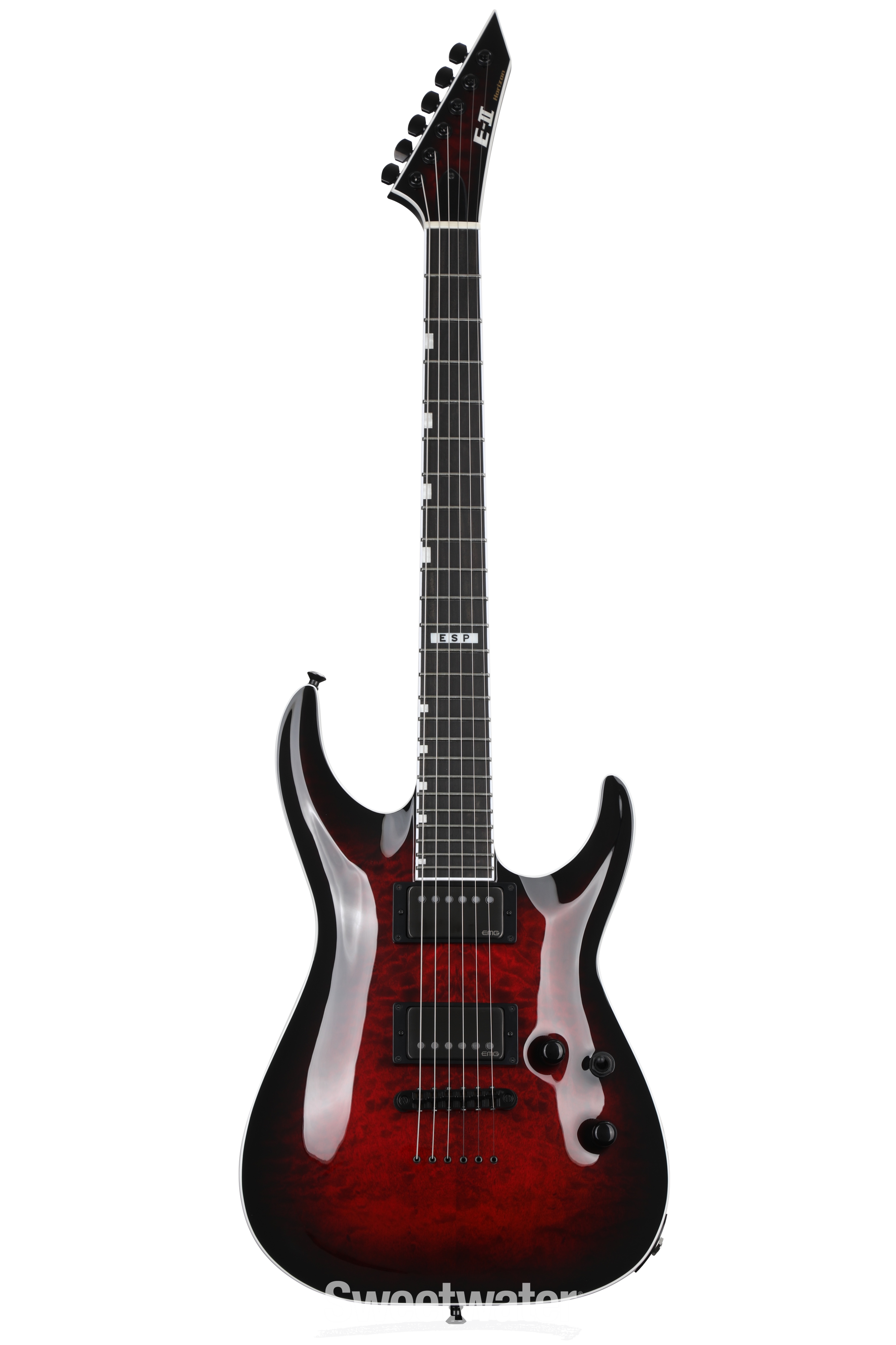 ESP E-II Horizon NT-II Electric Guitar - See-Thru-Black Cherry Sunburst