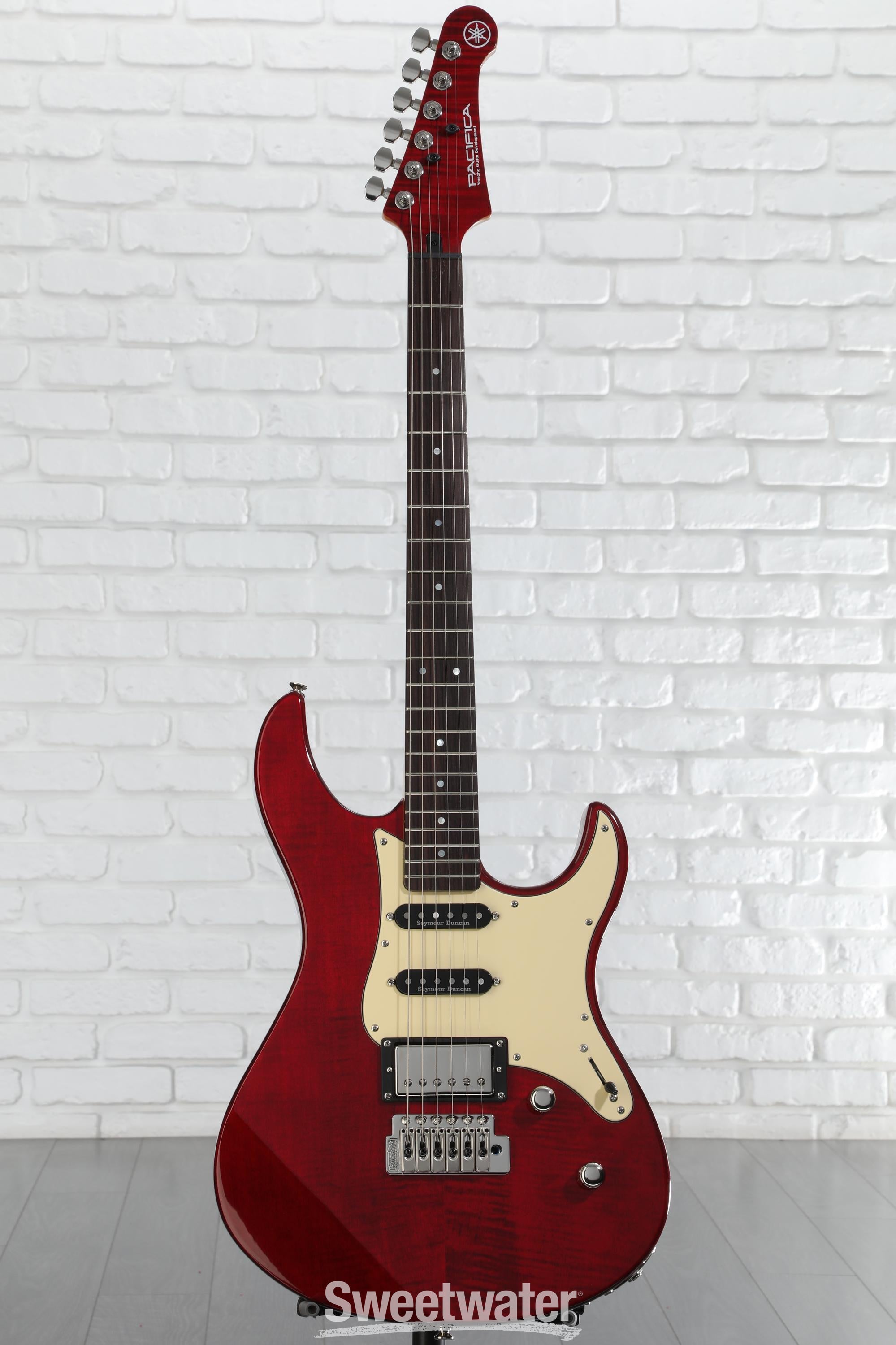Yamaha PAC612VIIFMX Pacifica Electric Guitar - Fired Red