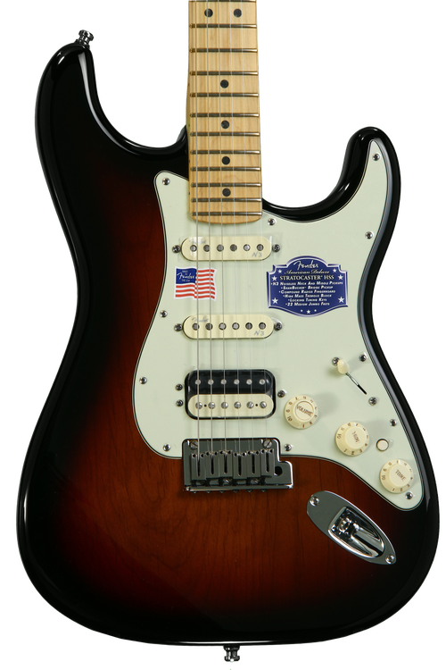 ギター Fender American Deluxe Storatocaster HSS Fender American Deluxe Stratocaster HSS Electric Guitar Sunset