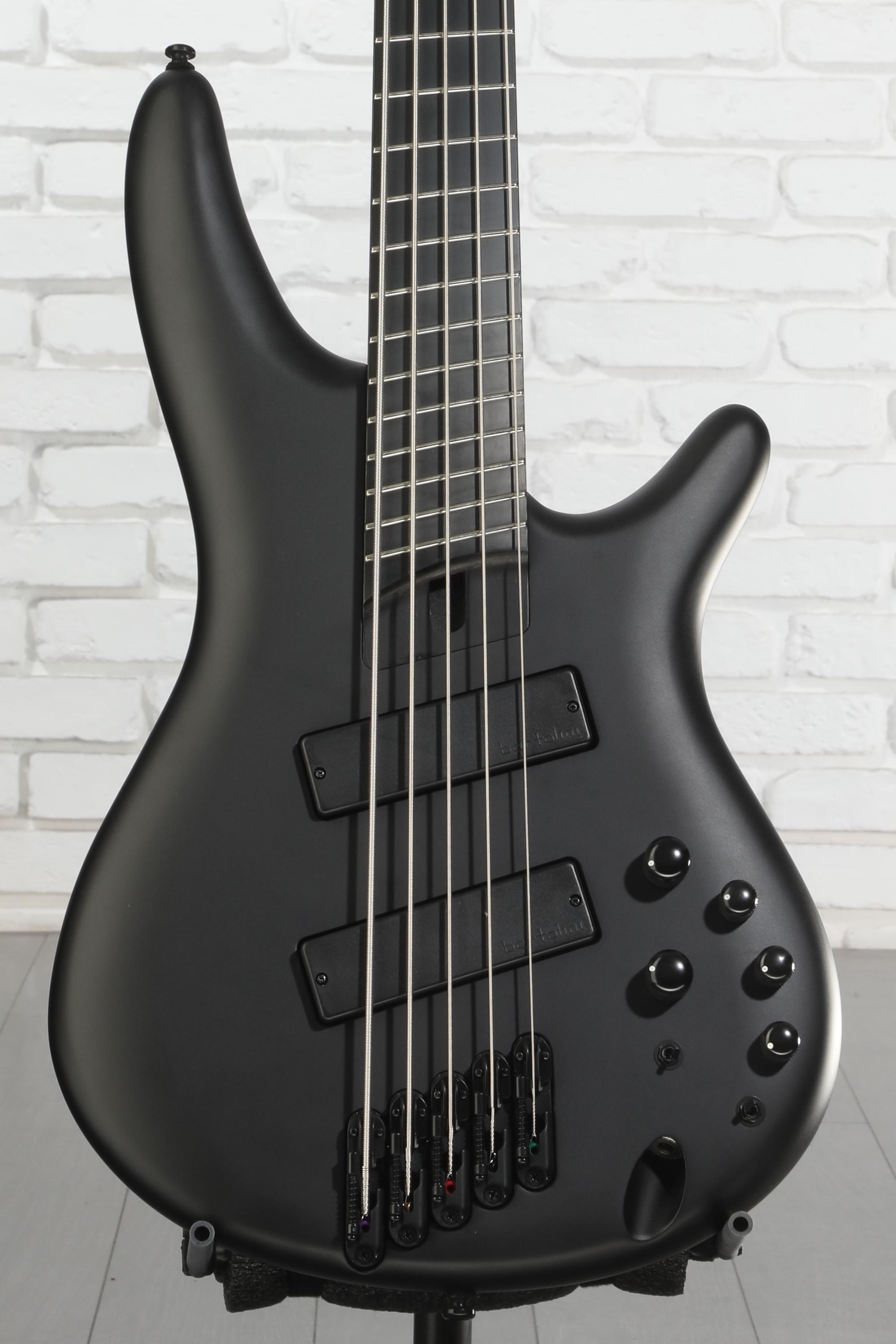 Ibanez Iron Label SRMS625EX - Black Flat | Sweetwater