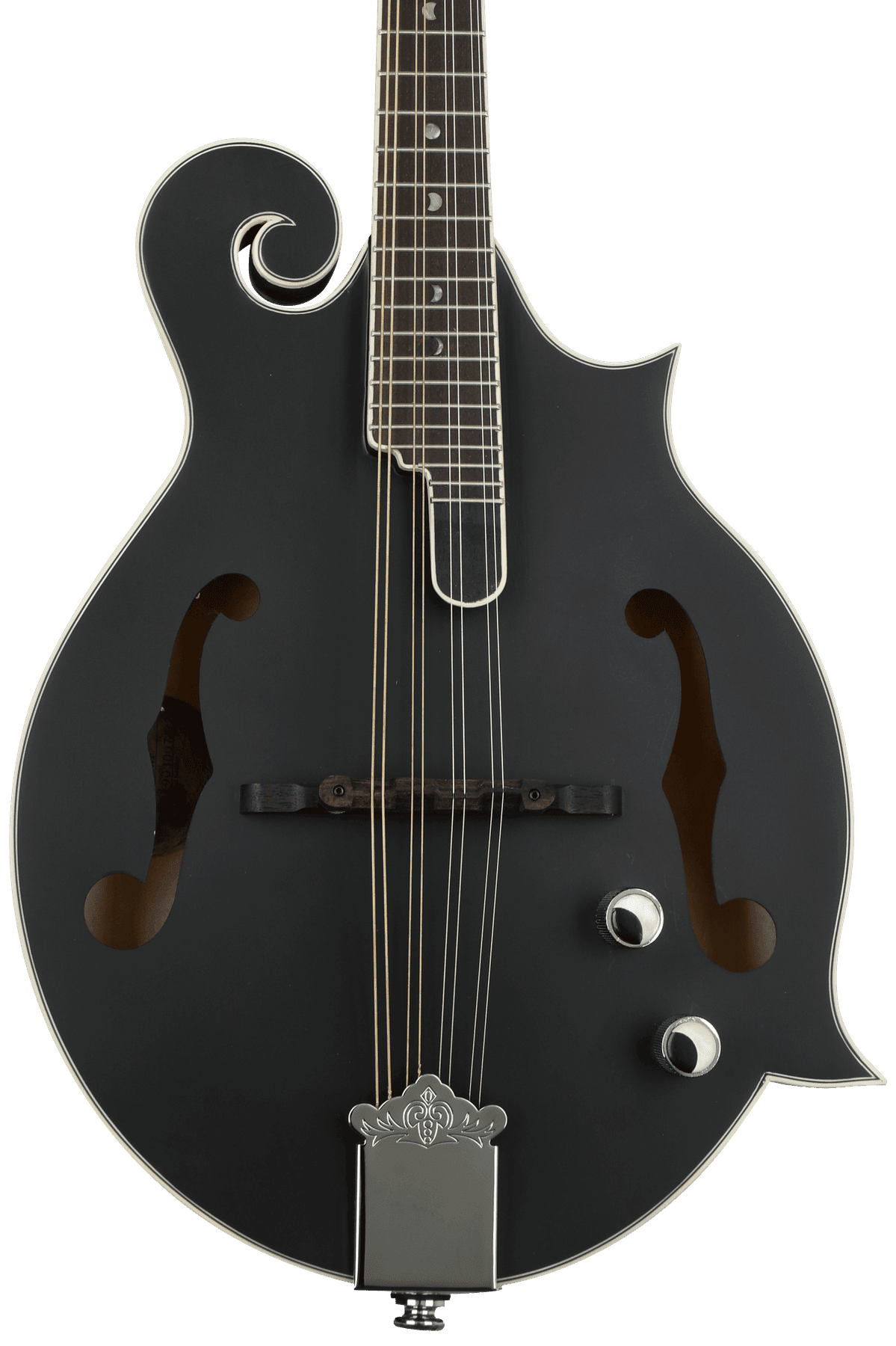 Luna Moonbird F-style Acoustic-electric Mandolin - Black Satin