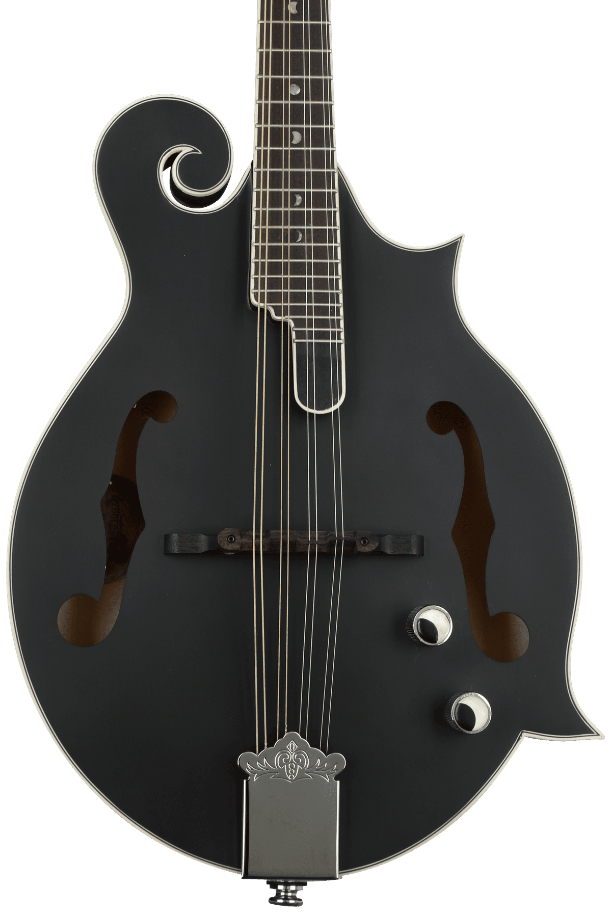 Luna Moonbird F-style Acoustic-electric Mandolin - Black Satin