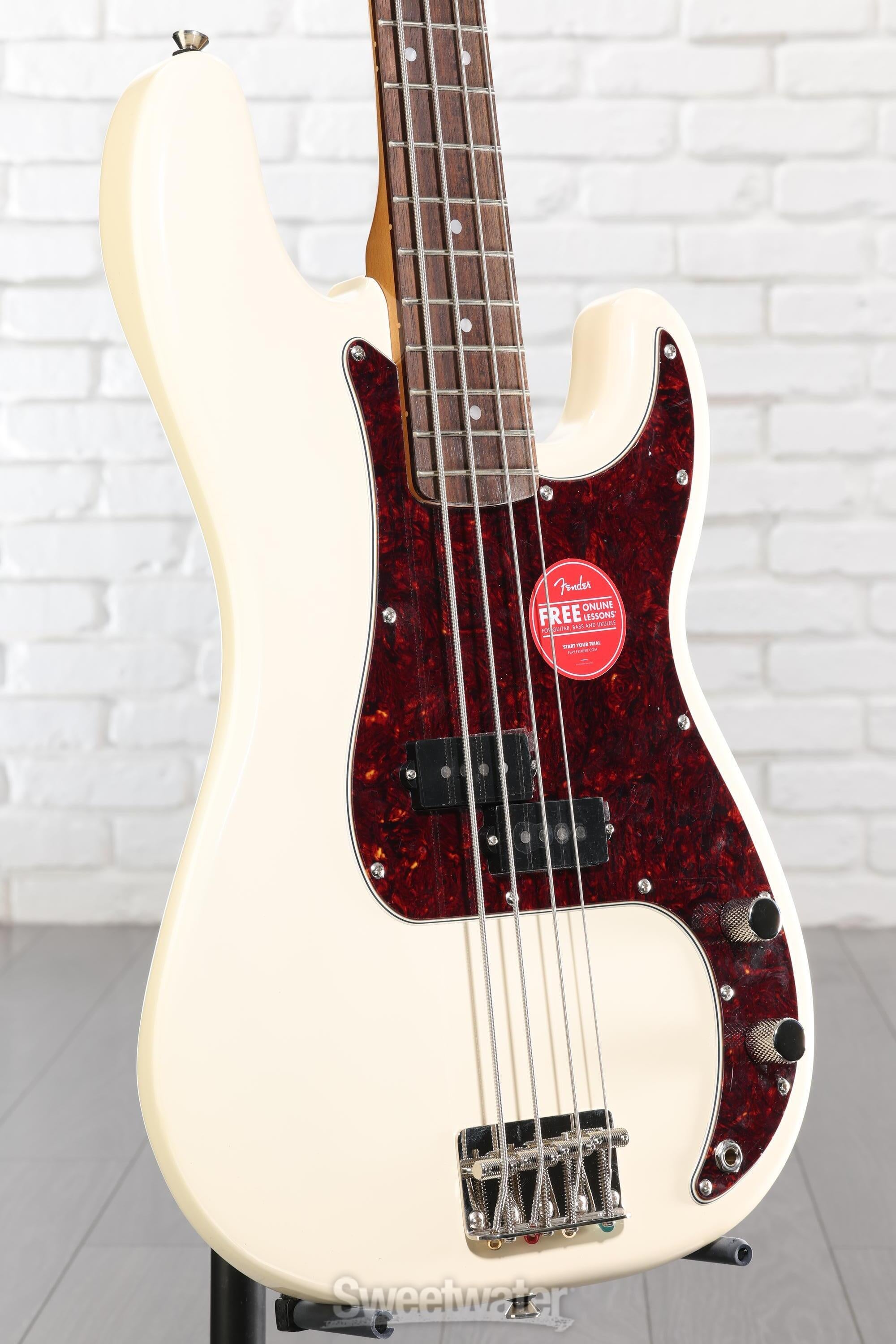 Squier Classic Vibe '60s Precision Bass - Olympic White | Sweetwater