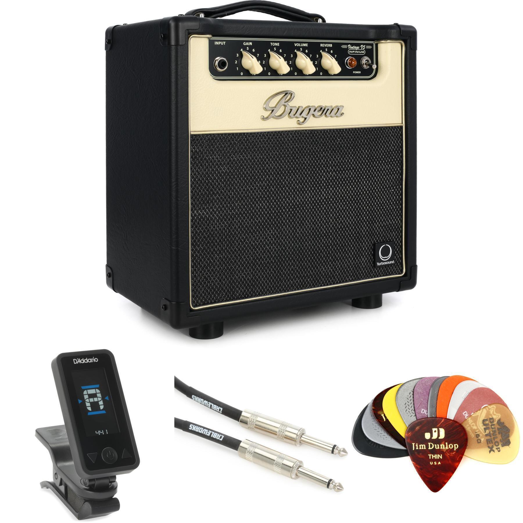 Bugera V5 Infinium 1x8 5-watt Tube Combo Amp Essentials Bundle