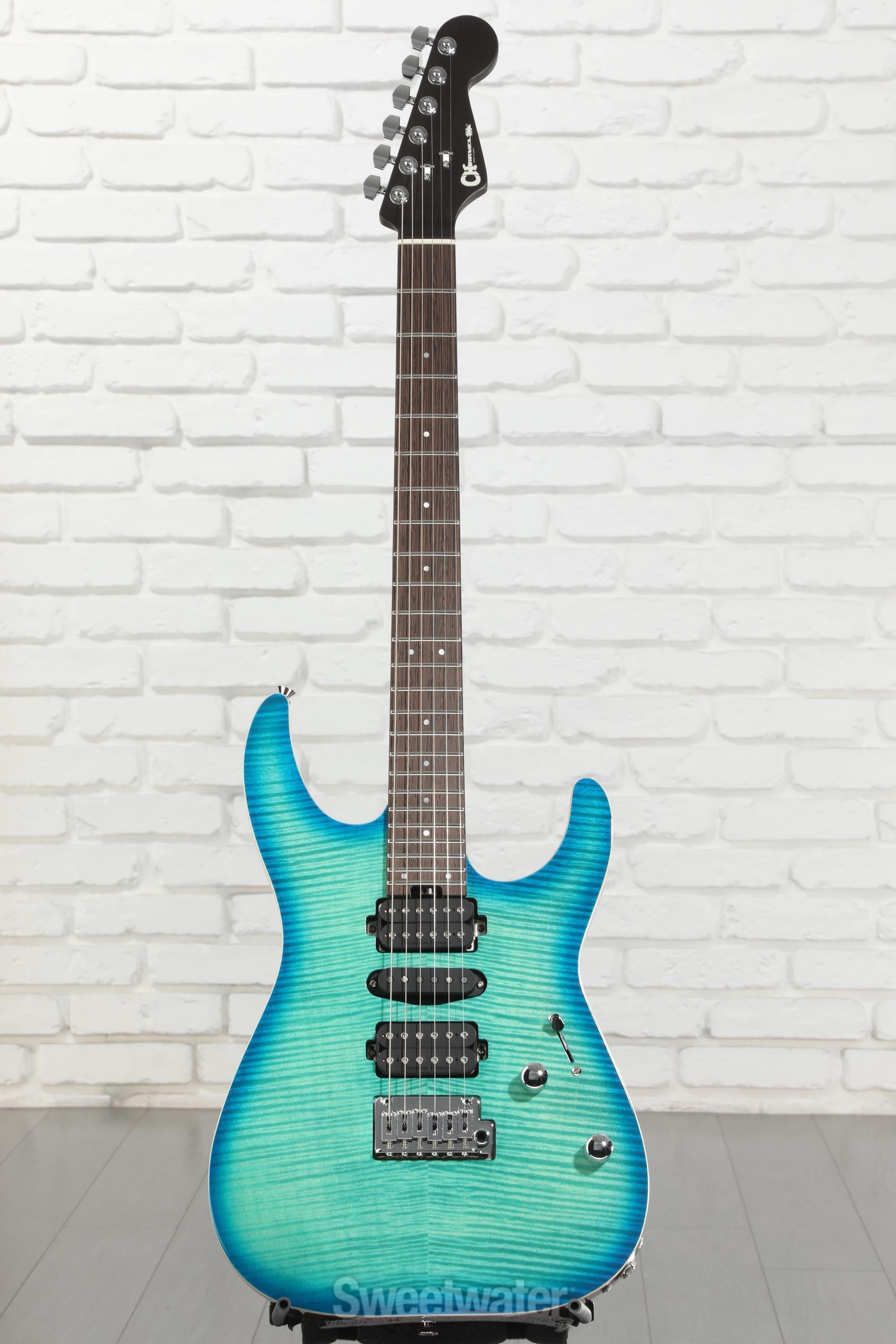 Charvel MJ DK24 HSH 2PT Electric Guitar - Caribbean Burst | Sweetwater