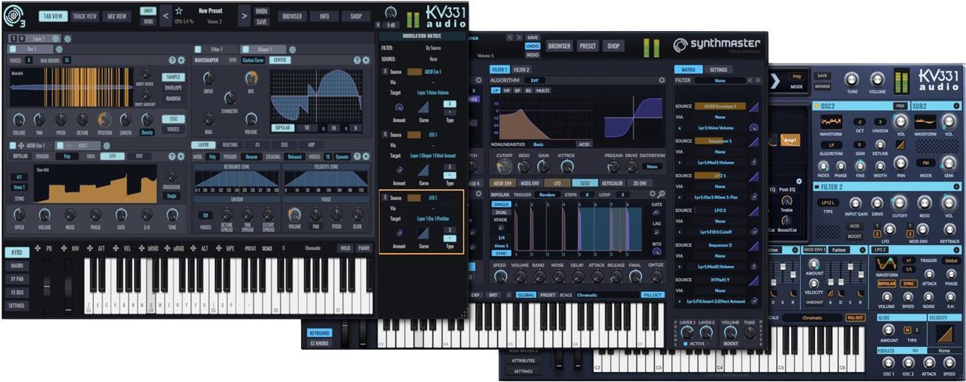 KV331 Audio SynthMaster Everything Bundle | Sweetwater
