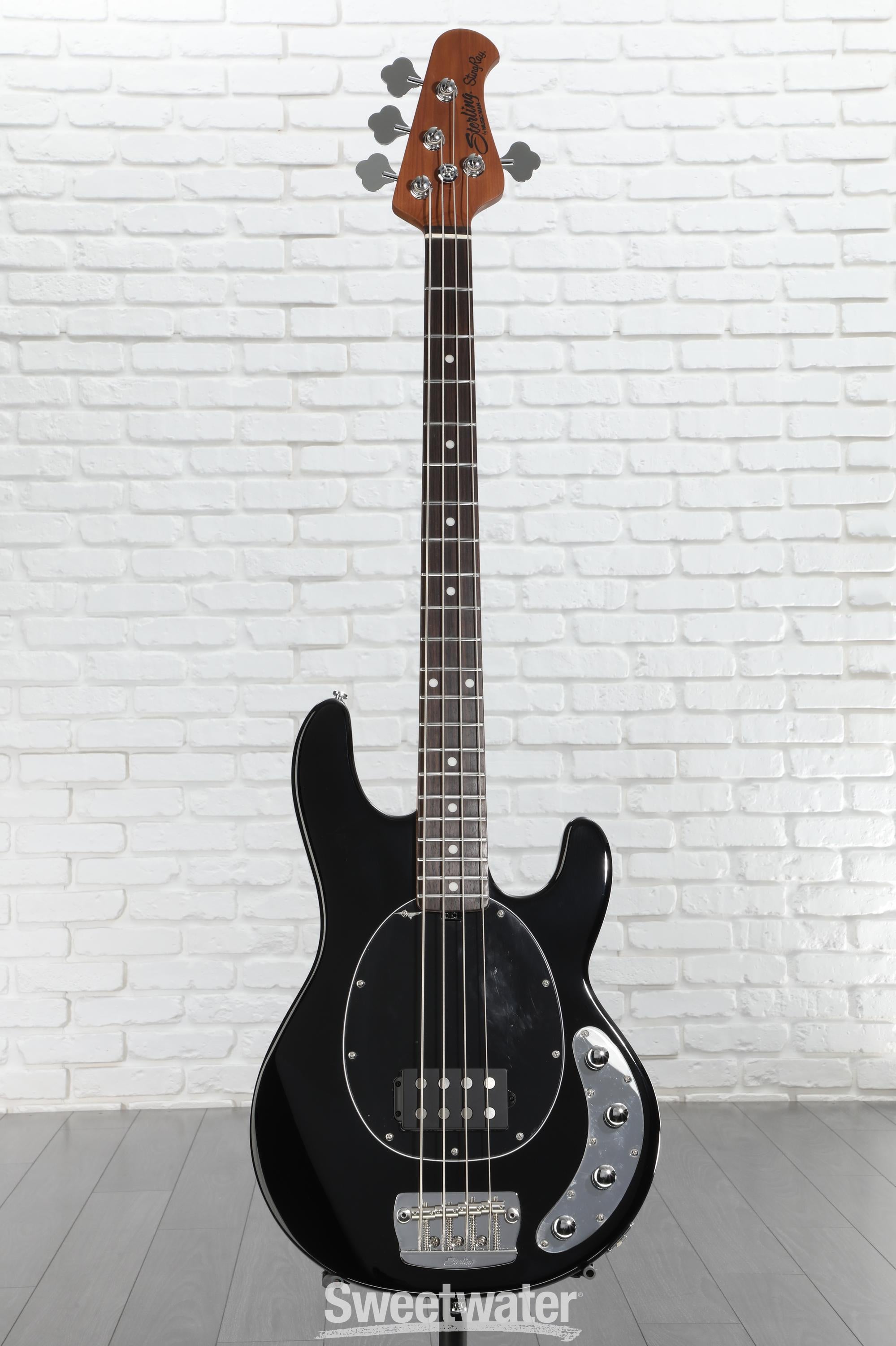 ベース Sterling by MUSIC MAN/Ray34-BK-R2 Custom Sterling By Music Man StingRay RAY34 Bass Guitar - Black