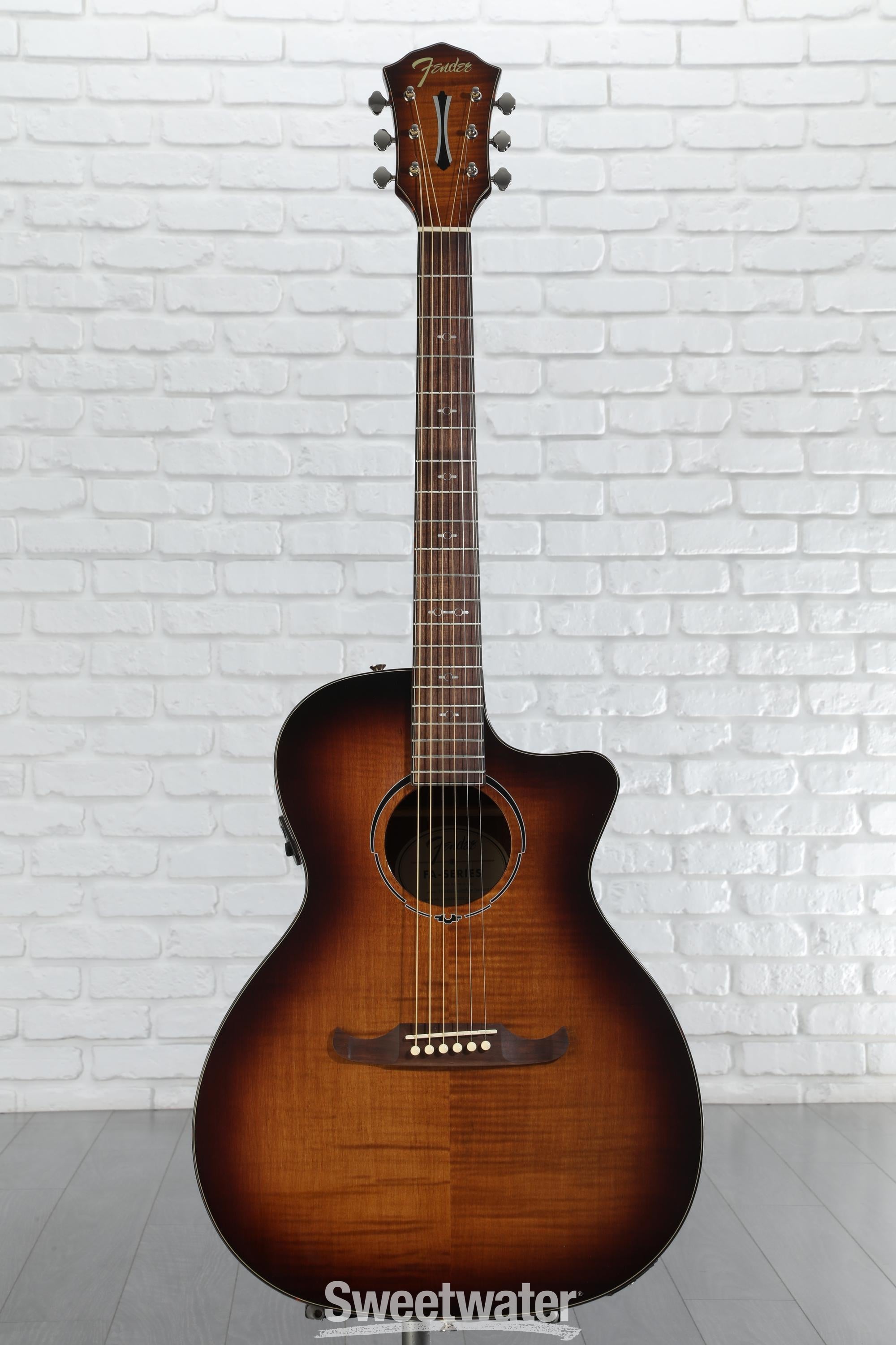 Amazon.com: Fender FA-345CE Auditorium Cutaway Acoustic