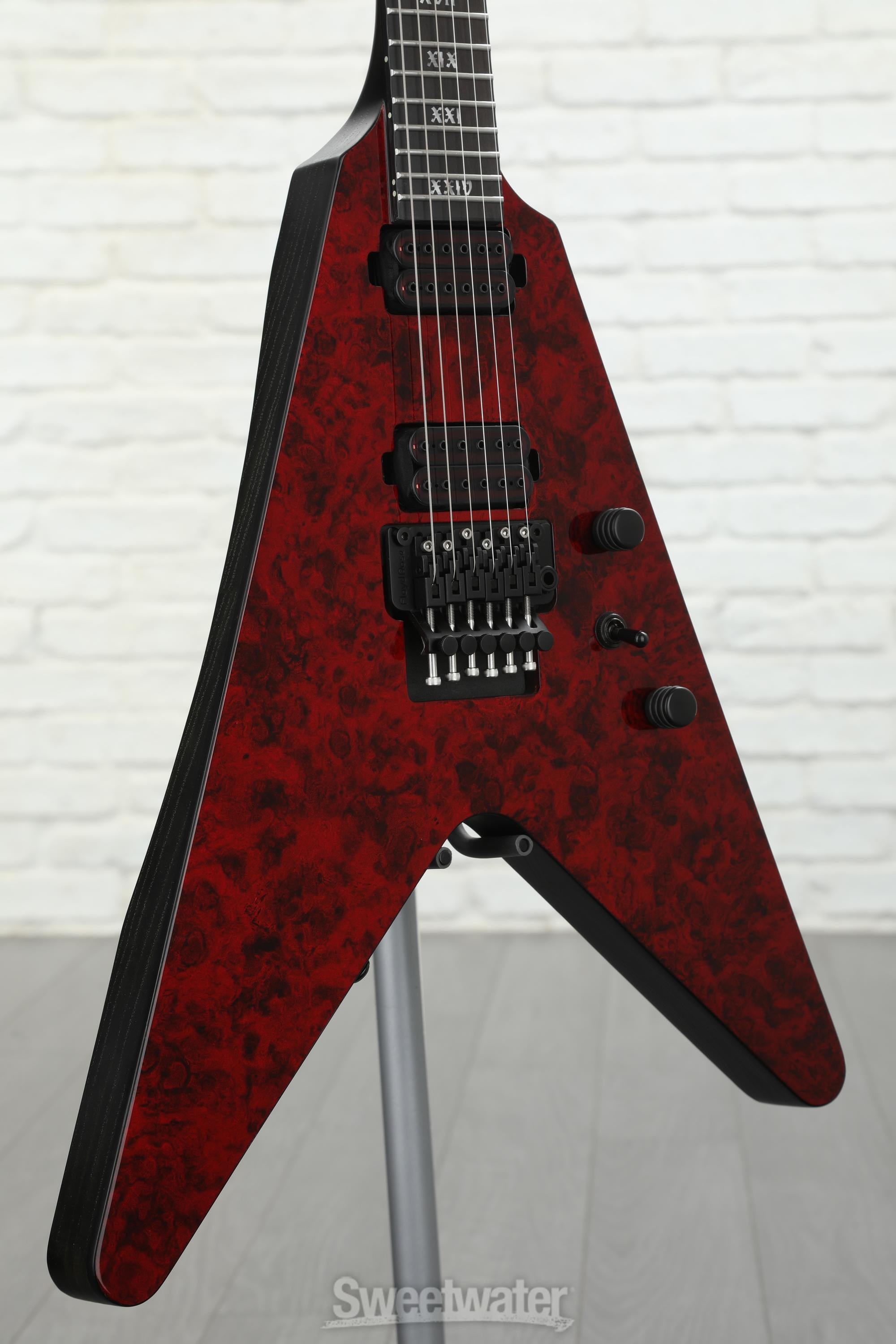 Schecter V-1 FR Apocalypse - Red Reign | Sweetwater