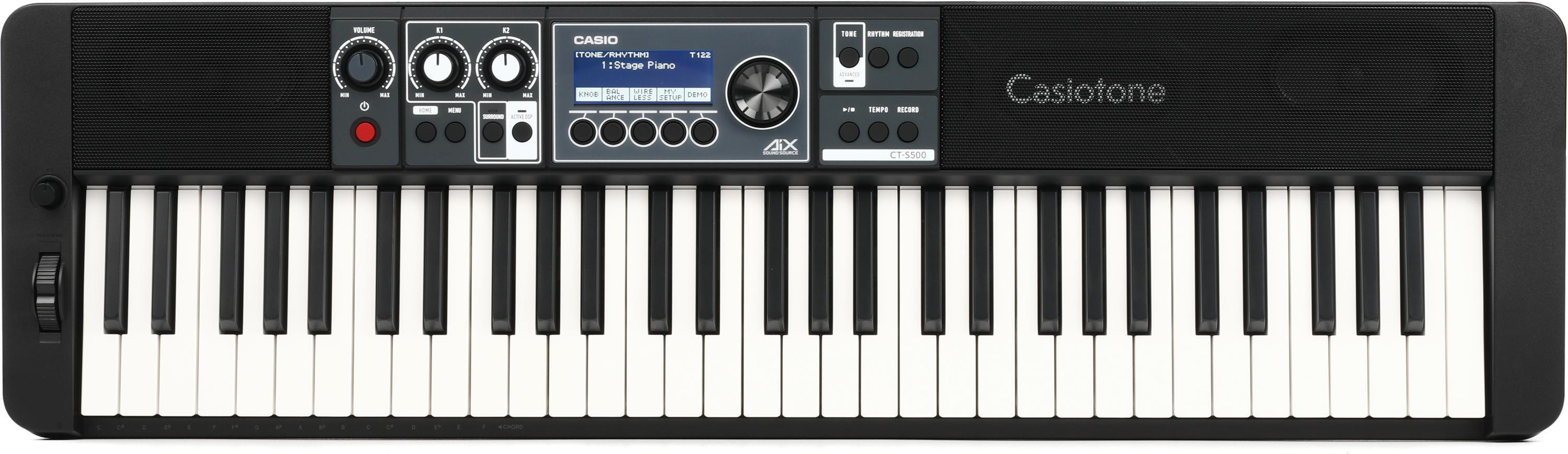 Bundled Item: Casio Casiotone CT-S500 61-key Arranger Keyboard