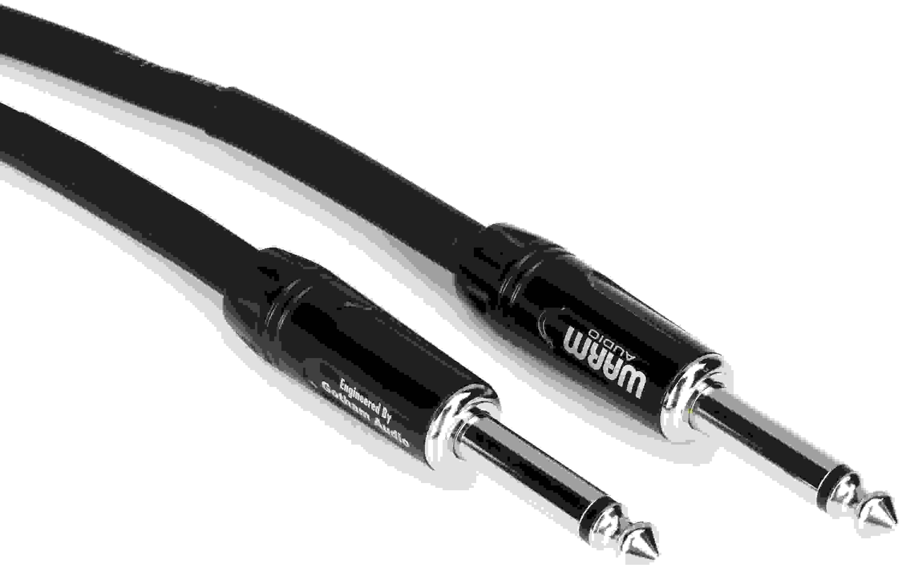 Warm Audio Pro-TS-10' Pro Silver Straight to Straight Instrument Cable - 10-foot