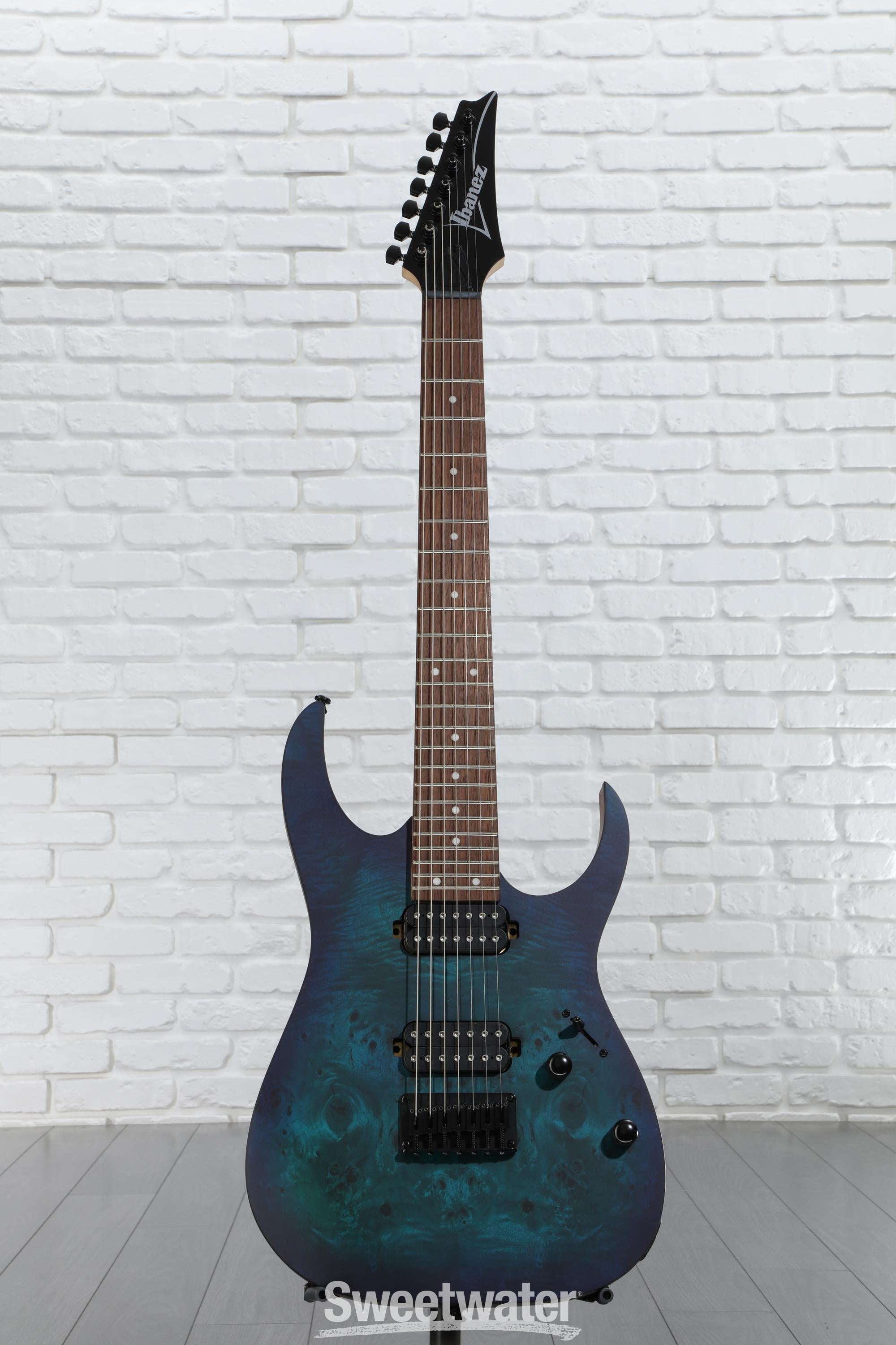 Ibanez RG7421PB Electric Guitar - Sapphire Blue Flat