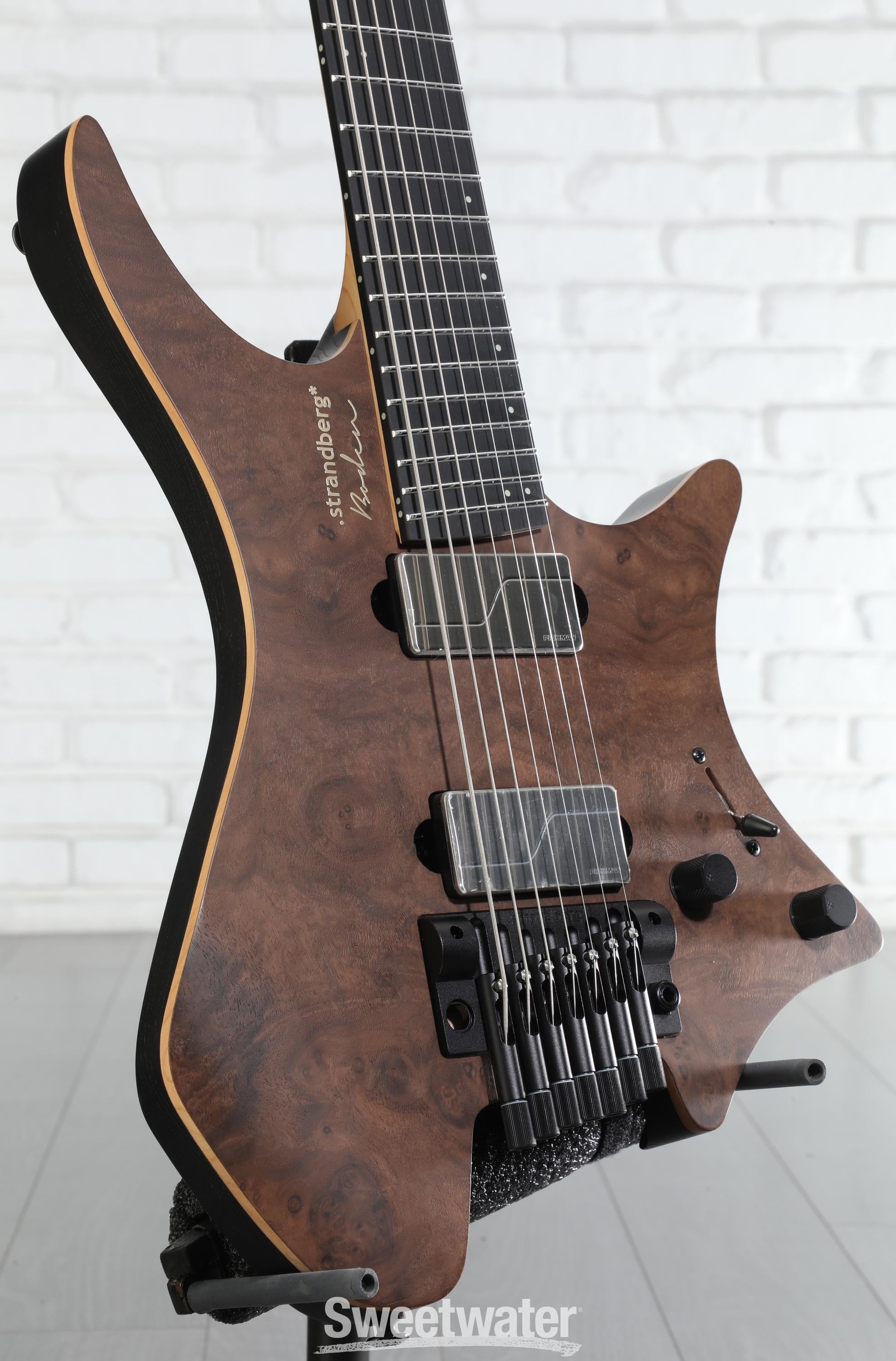 Strandberg Boden Prog NX 7 Electric Guitar - Natural Walnut Burl