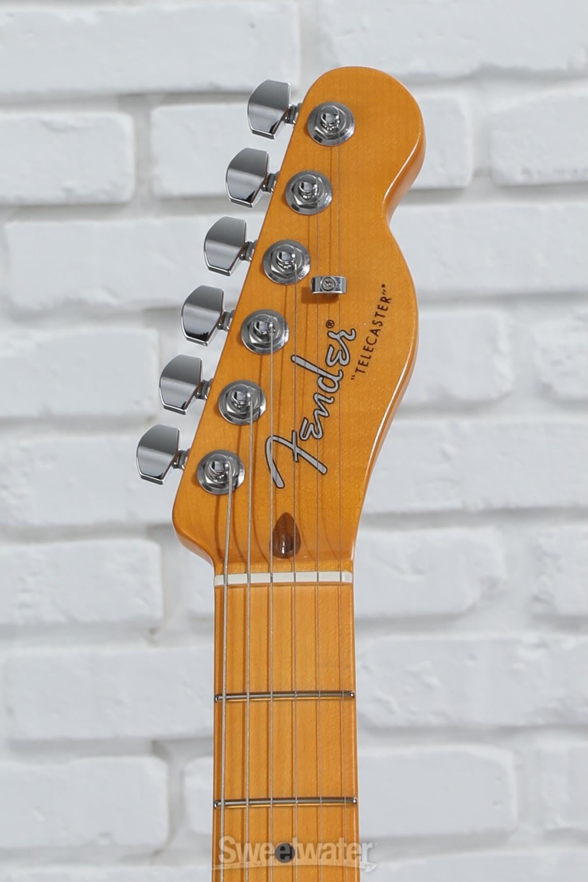 Fender American Ultra Luxe Vintage '50s Telecaster Electric Guitar - White Blonde, Heirloom Lacquer