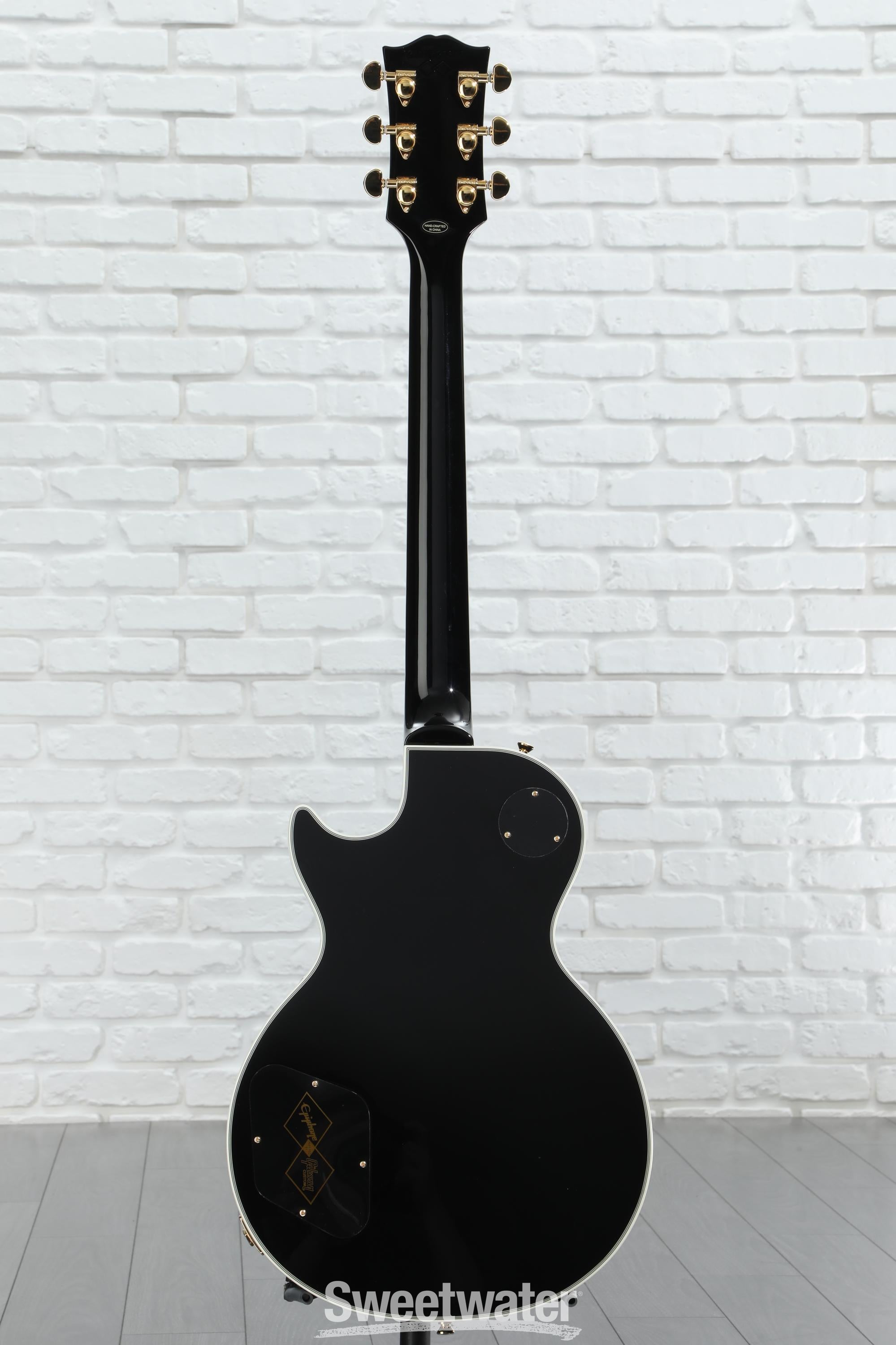 Epiphone Les Paul Custom Electric Guitar - Ebony | Sweetwater