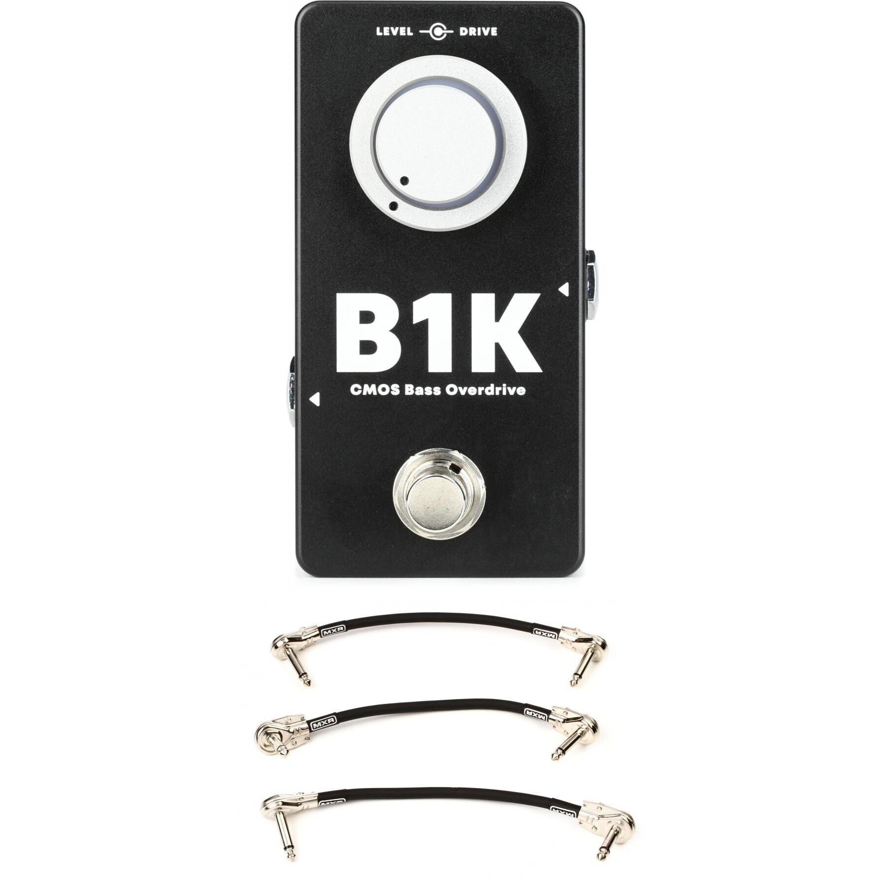 Darkglass Microtubes B1K Distortion Mini Pedal with 3 Patch Cables