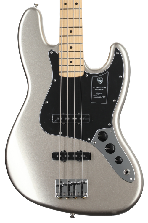 Basso Elettrico Fender 75th Jazz bass mn diamond anniversary con borsa