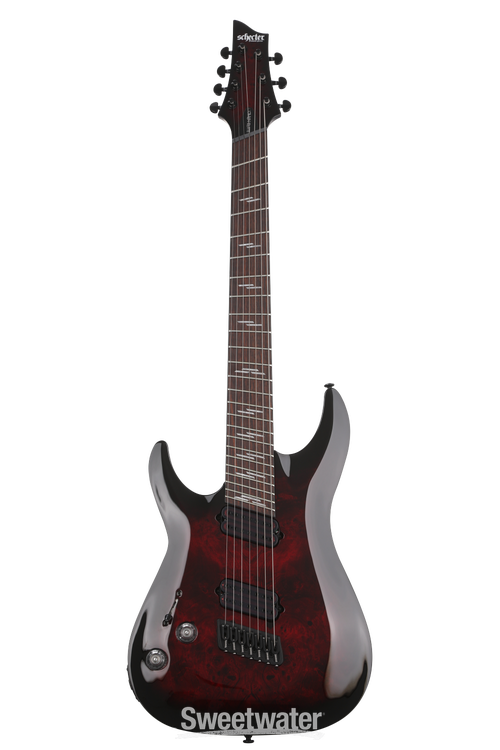 Schecter Omen Elite-7 Multiscale Left-handed 7-string Electric Guitar |  Sweetwater