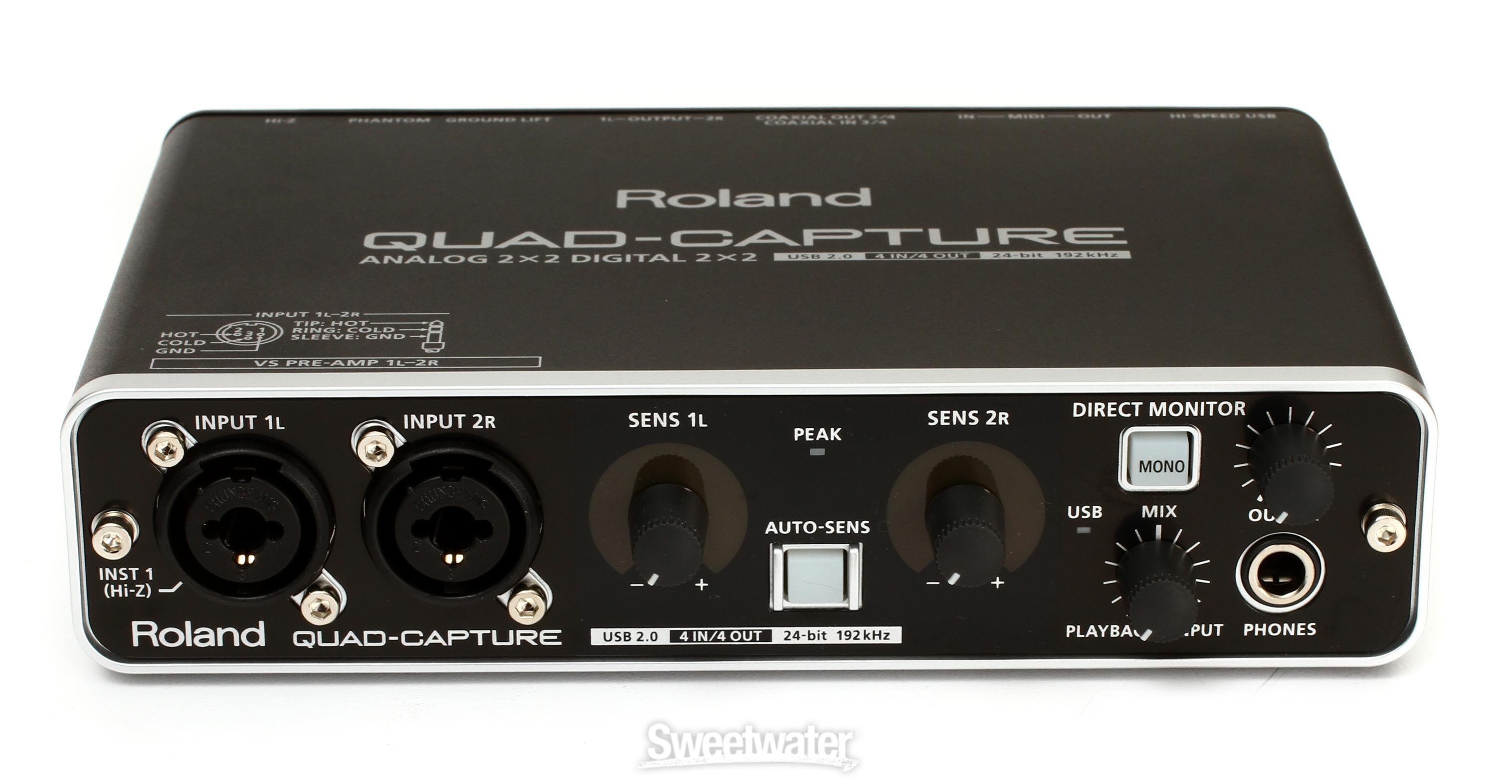 Roland Quad-Capture Reviews | Sweetwater