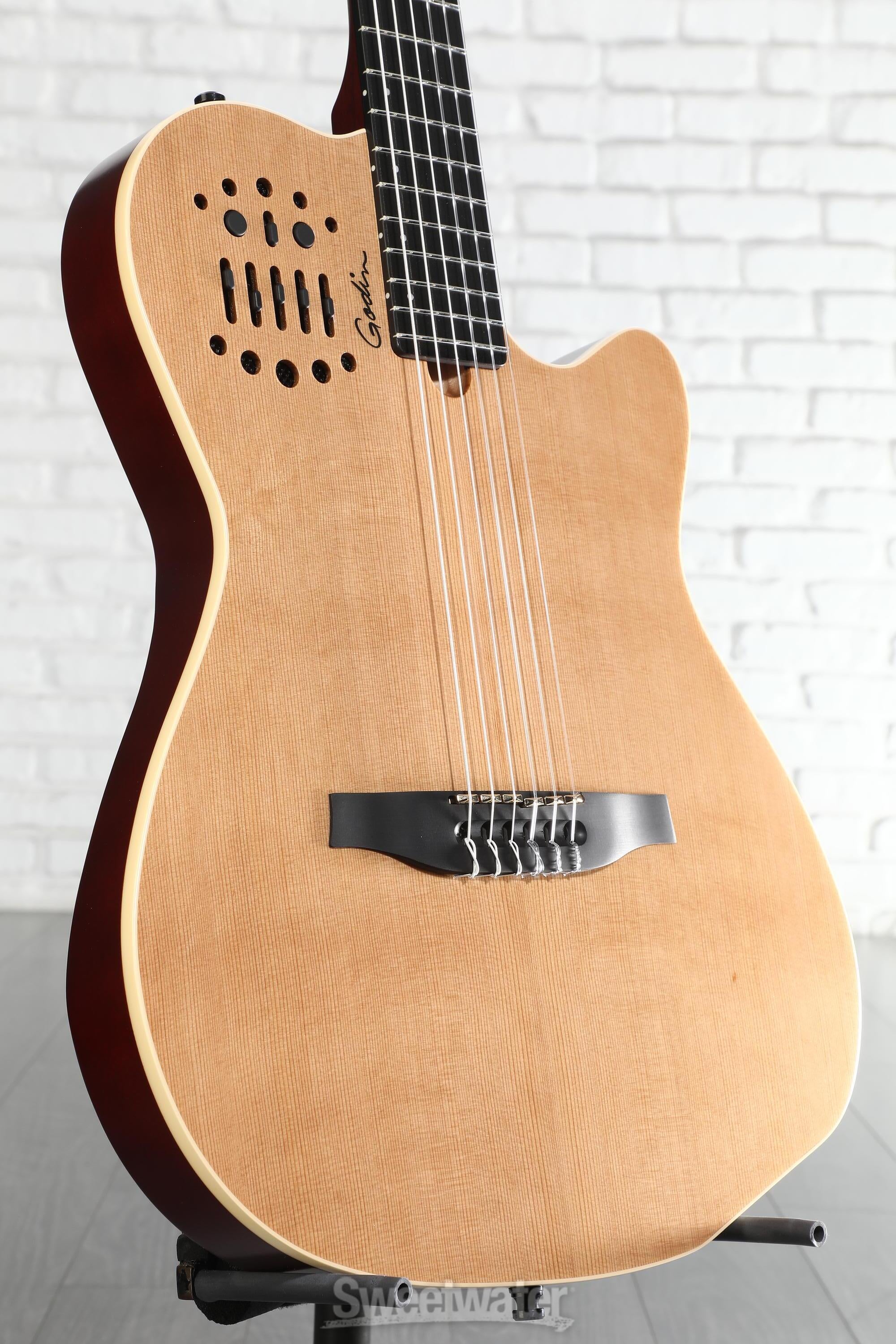 Photo of Godin ACS-SA Slim, Nylon String Acoustic-Electric Guitar - Natural Semi-Gloss