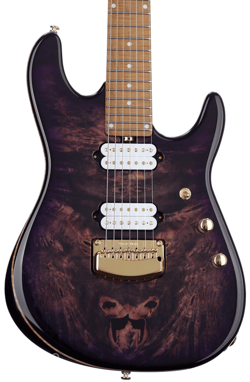 Ernie Ball Music Man Jason Richardson Signature Cutlass HH 7-String  Electric Guitar - Majora Purple