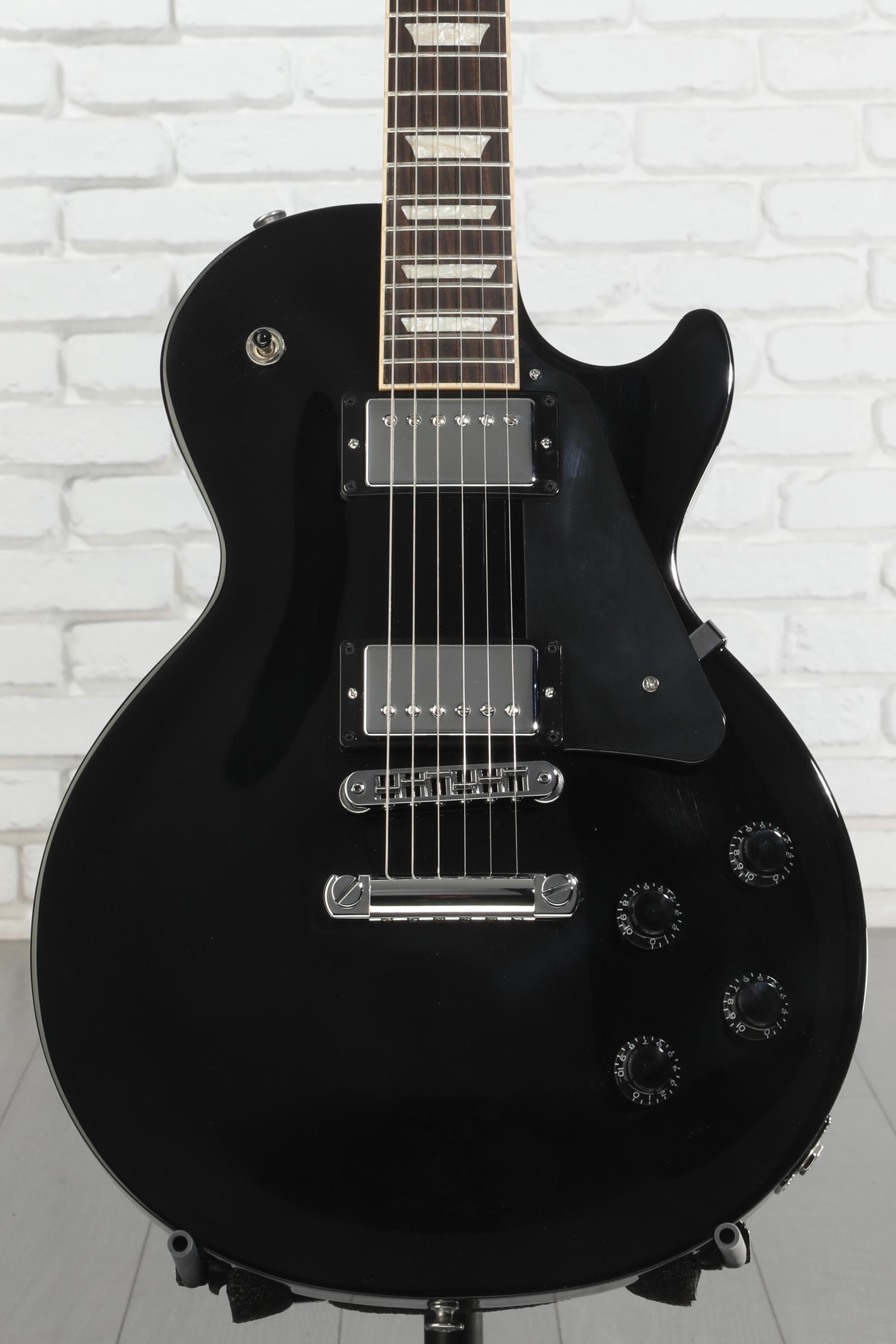 ギター Gibson Les Paul Studio Black Gibson Les Paul Studio (Black Trim), Ebony w/ Case - Bill's Music