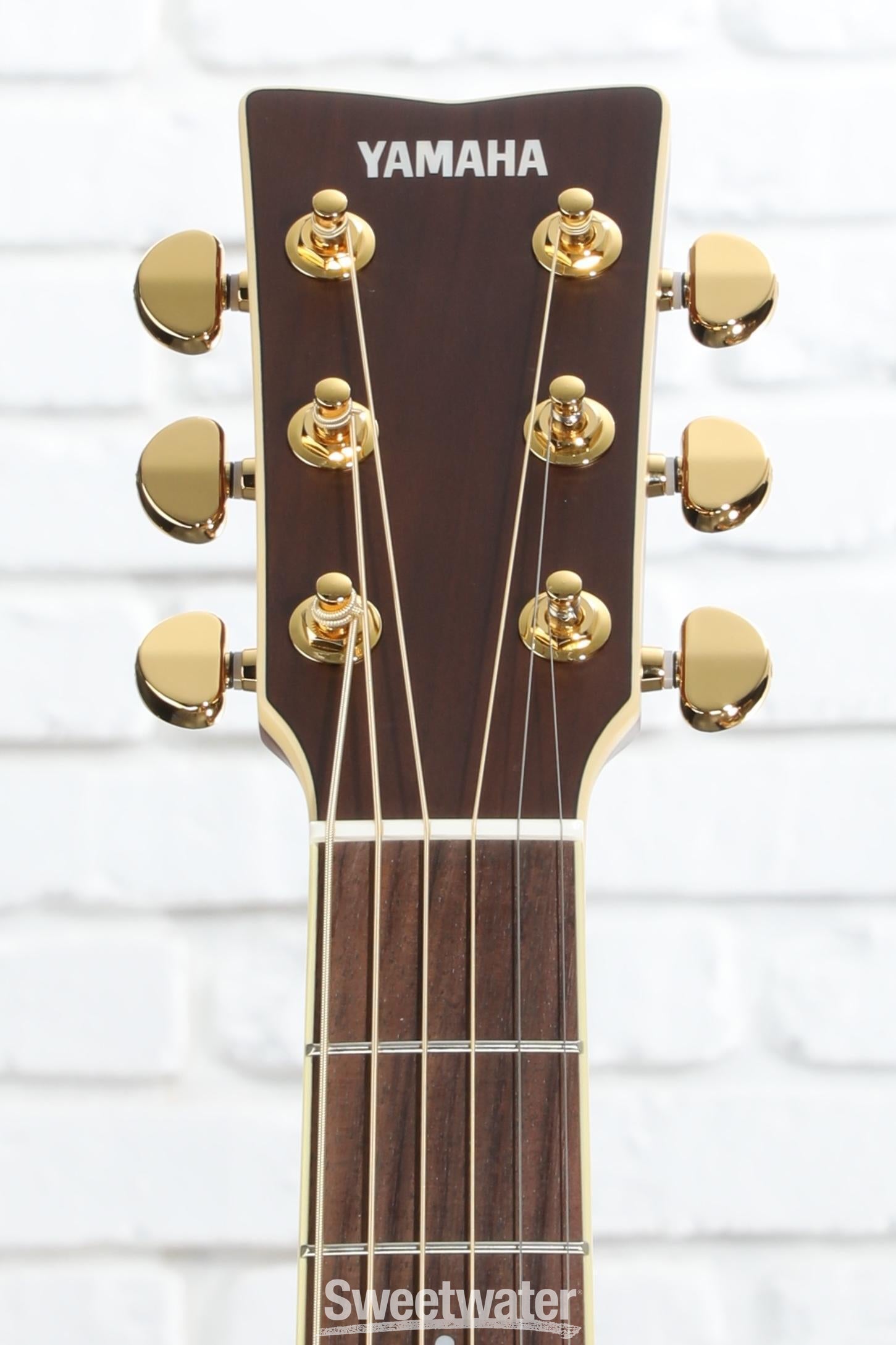 Yamaha LL6 ARE Original Jumbo Acoustic Guitar - Brown Sunburst