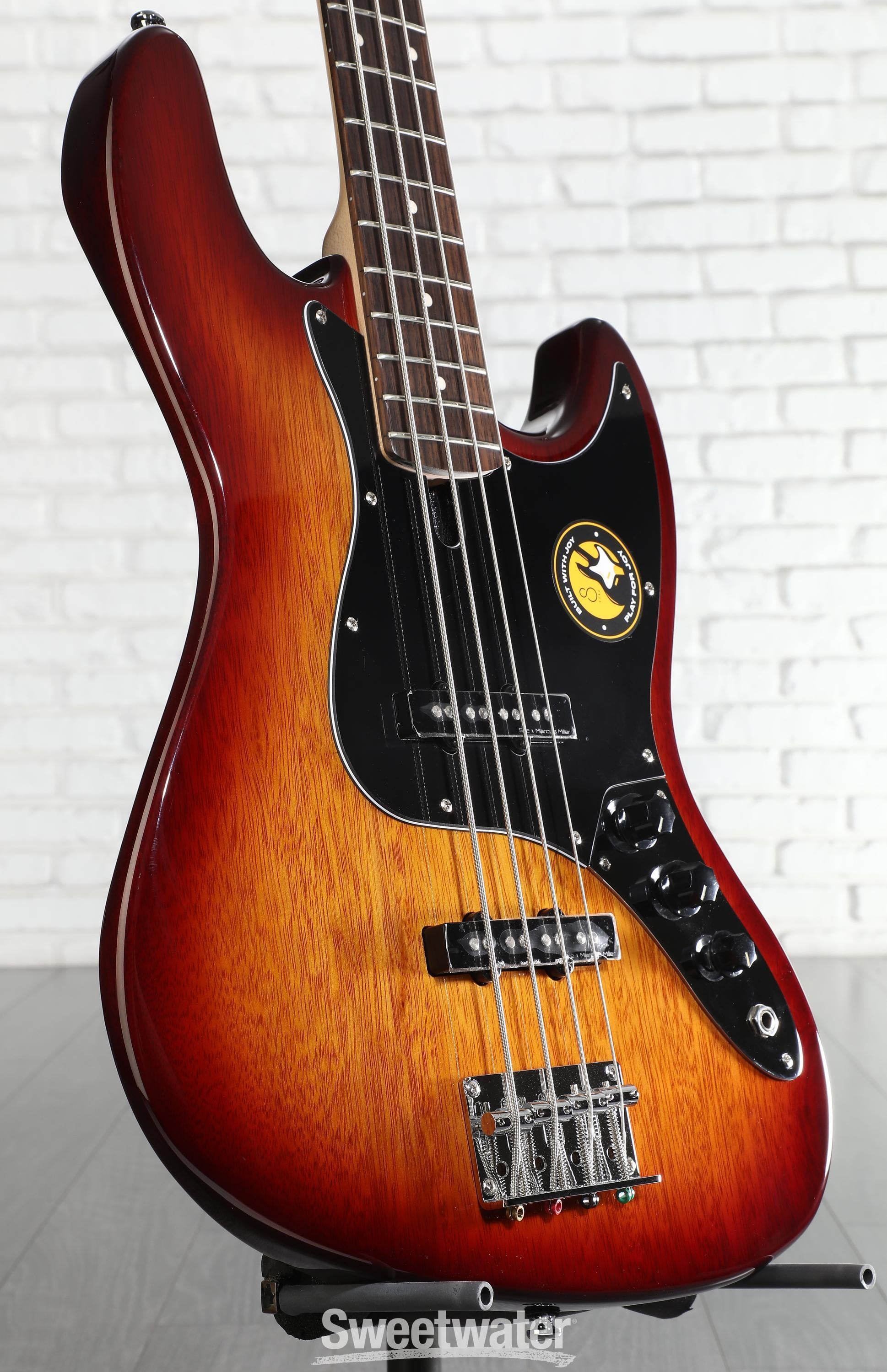 Photo of Sire Marcus Miller V3P 4-string Bass Guitar - Tobacco Sunburst