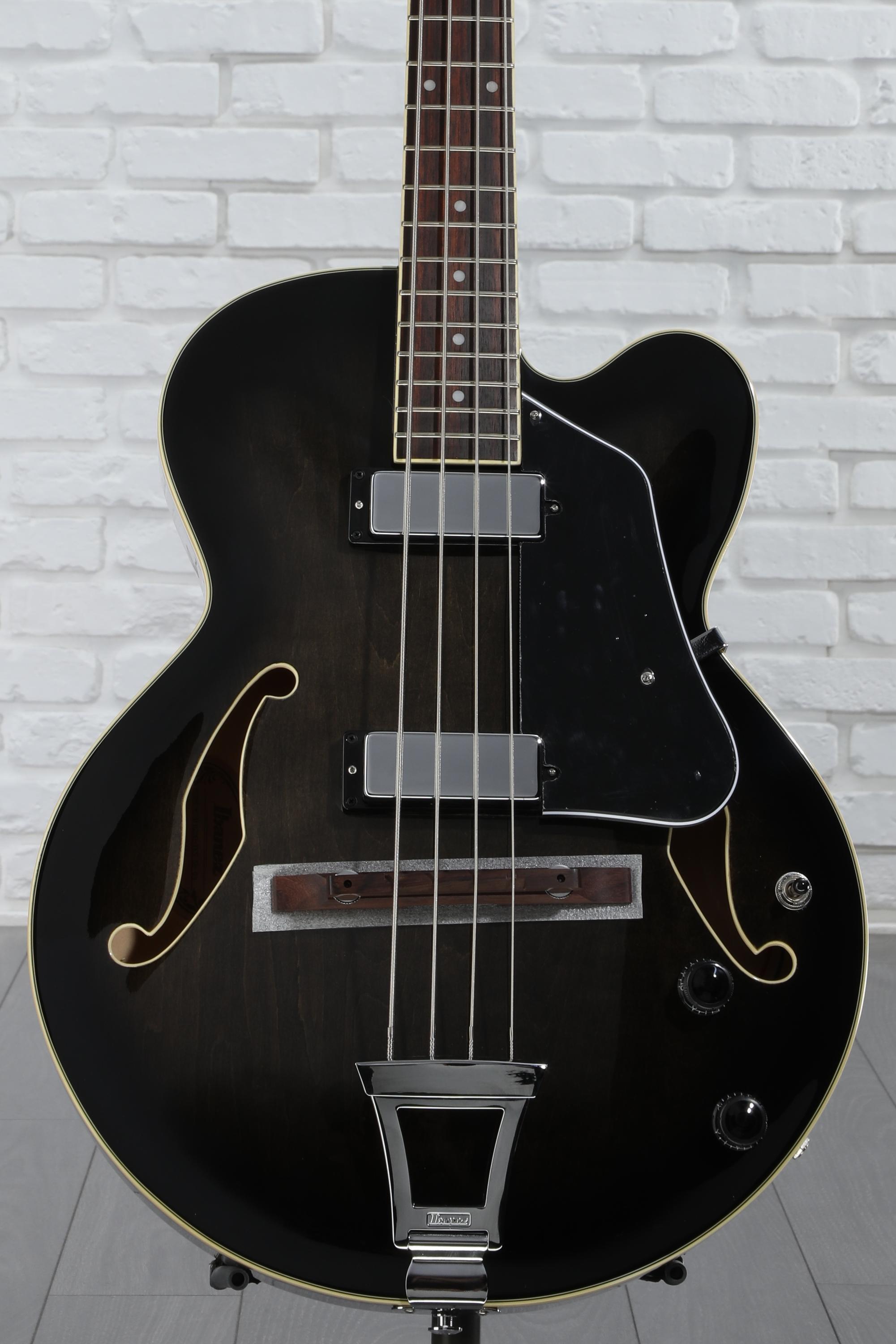 Ibanez Artcore AFB200 Hollowbody Bass Guitar - Transparent