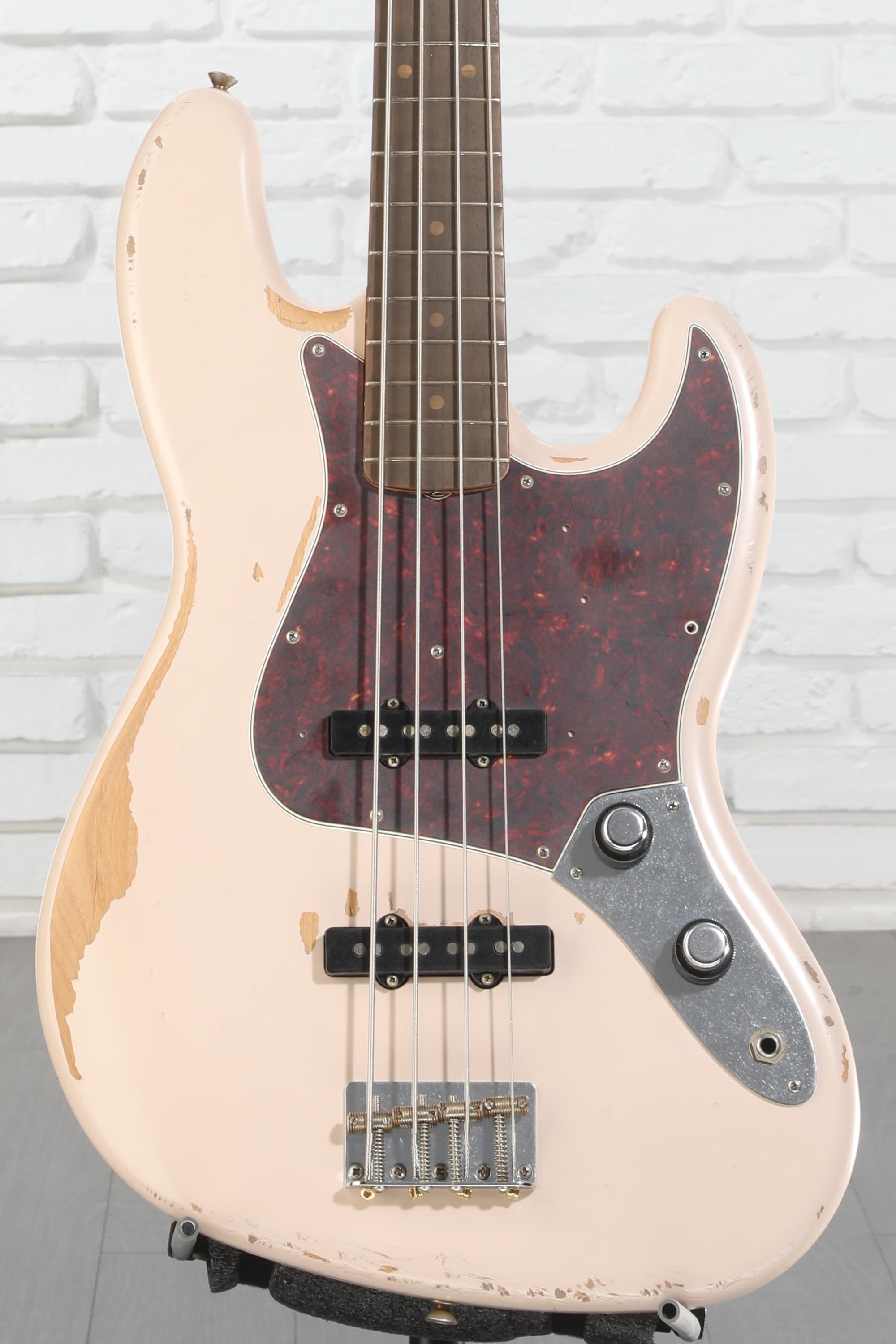 FENDER フェンダー Flea JazzBass Road Worn Fender Flea Jazz Bass - Shell Pink, Road Worn | Sweetwater