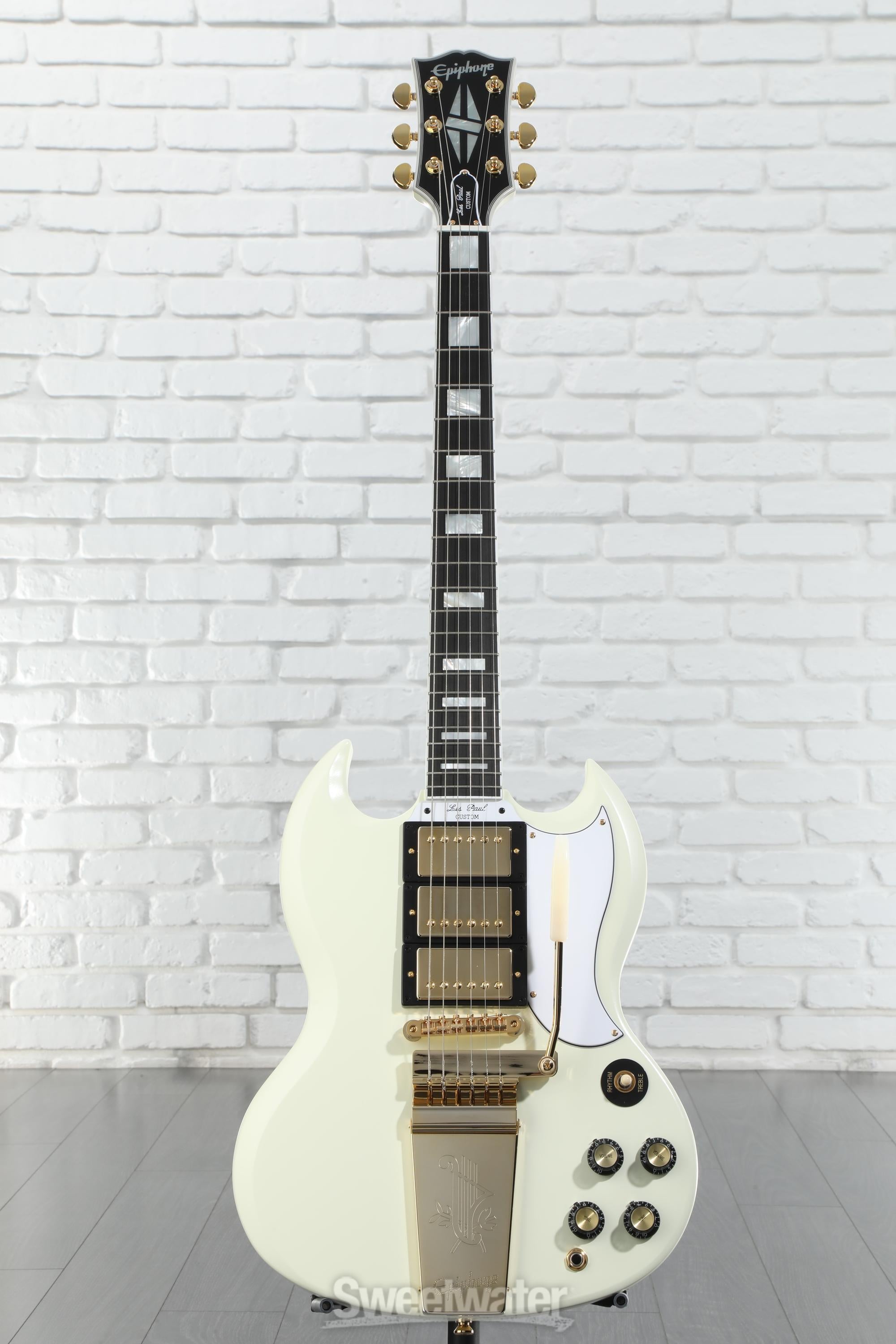 Epiphone 1963 SG Custom Electric Guitar - Classic White VOS