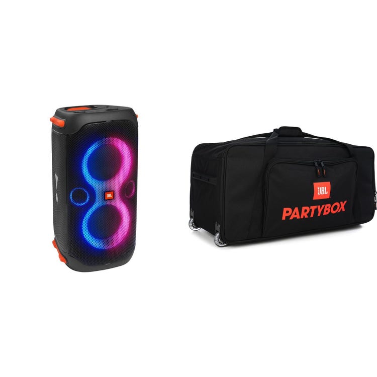 JBL Lifestyle PartyBox 110 Portable Bluetooth Speaker with Light Effects  and Dual Wirelss Mics