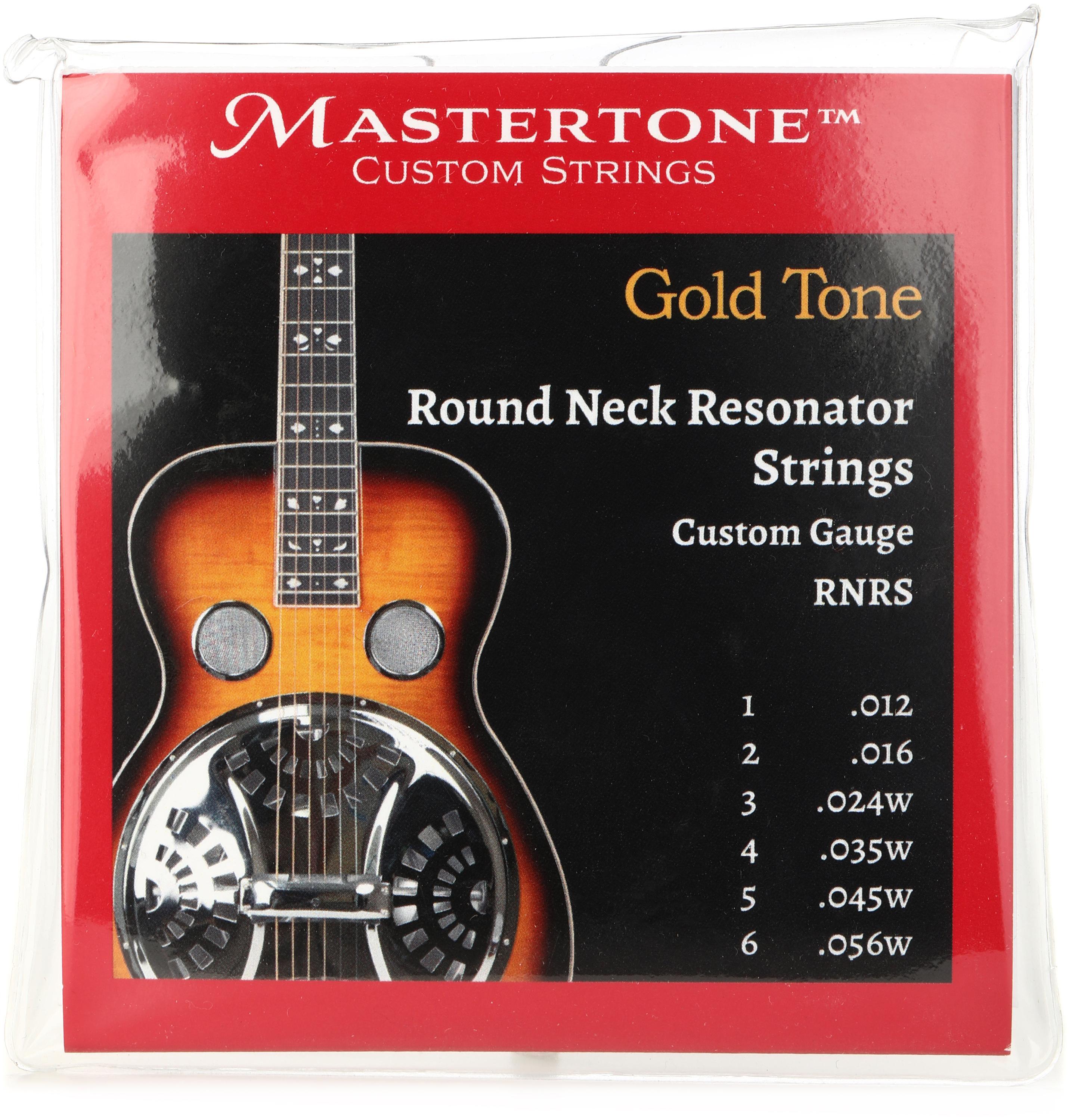 Gold Tone SNRS Bronze Squareneck Resonator String Set .016 .056