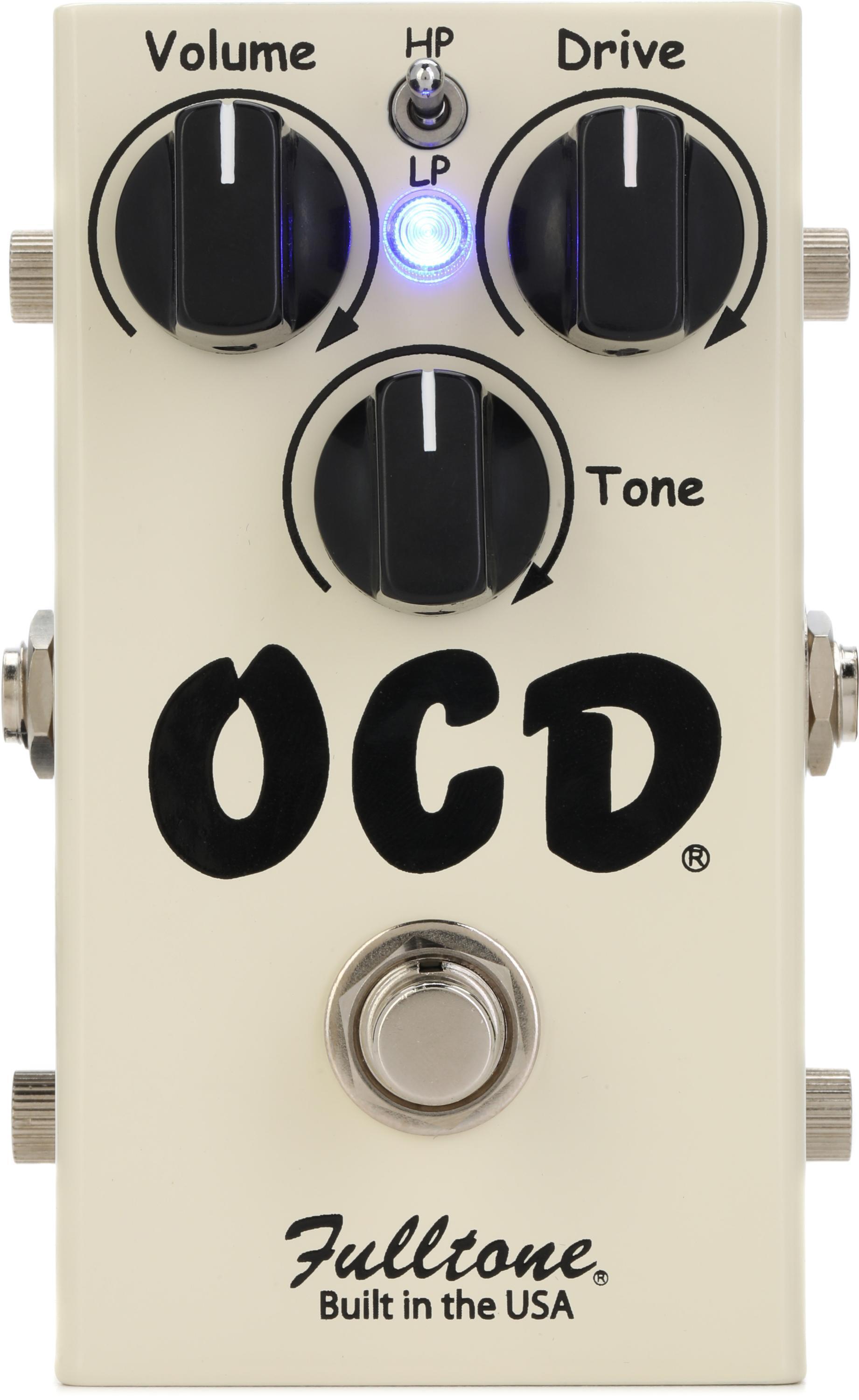 超特価格安ビス一本欠品 FULLTONE フルトーン OCD OBSESSIVE COMPULSIVE DRIVE V2 オーバードライブ エフェクター [51-0417-S10]☆良品☆ オーバードライブ