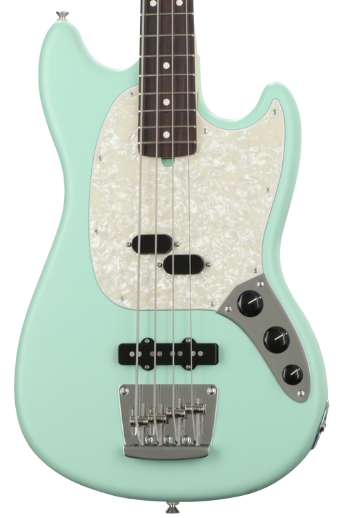 ベース Fender American Performer Mustang Bass Fender American Performer Mustang Bass - Satin Surf Green