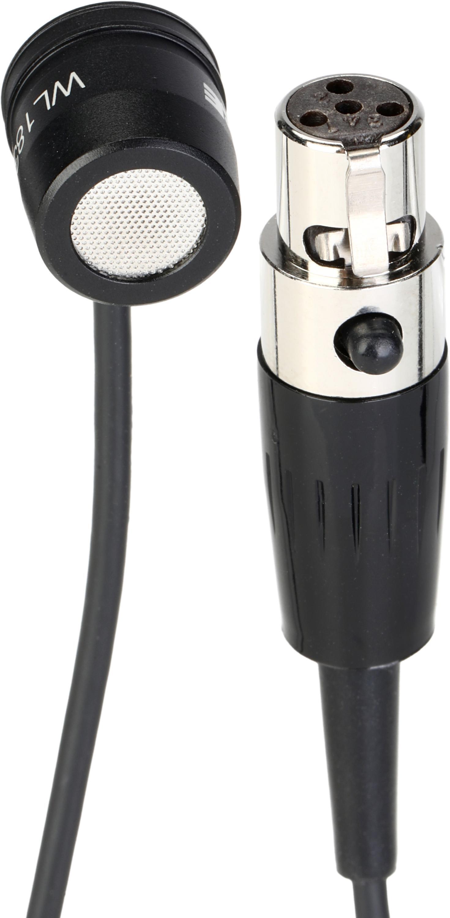 Shure WL183m Omnidirectional Lavalier Microphone with TA4F