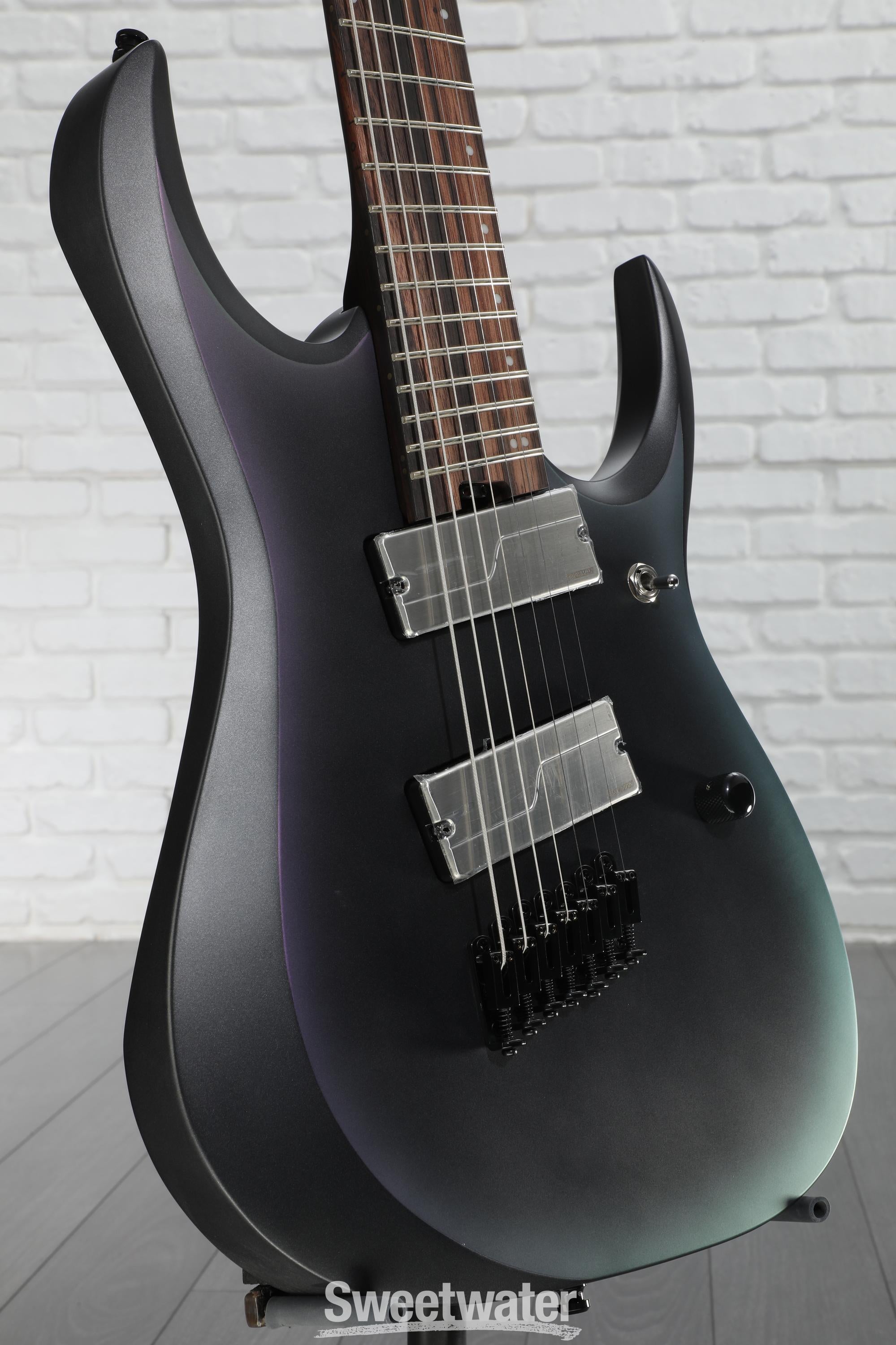 Ibanez Axion Label RGD71ALMS - Black Aurora Burst Matte