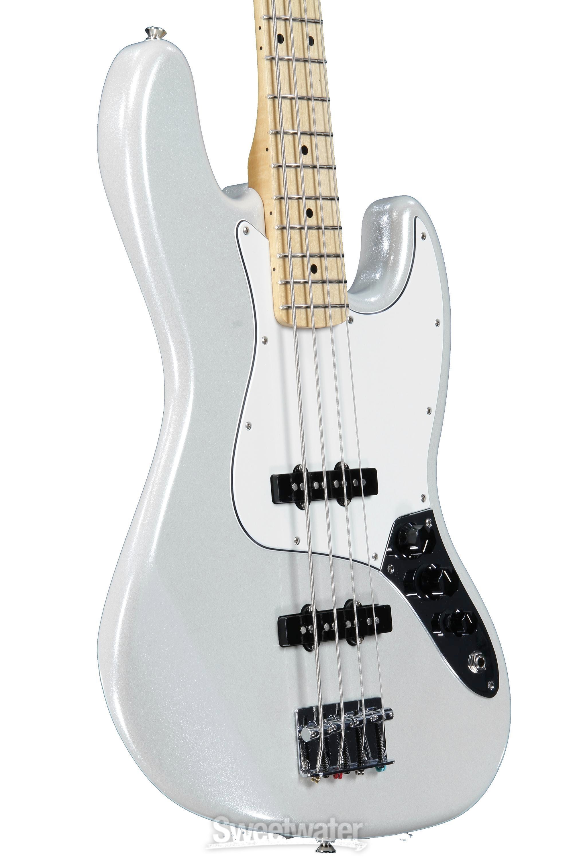 Fender Standard Series Jazz Bass - Ltd Ed White Chrome Pearl