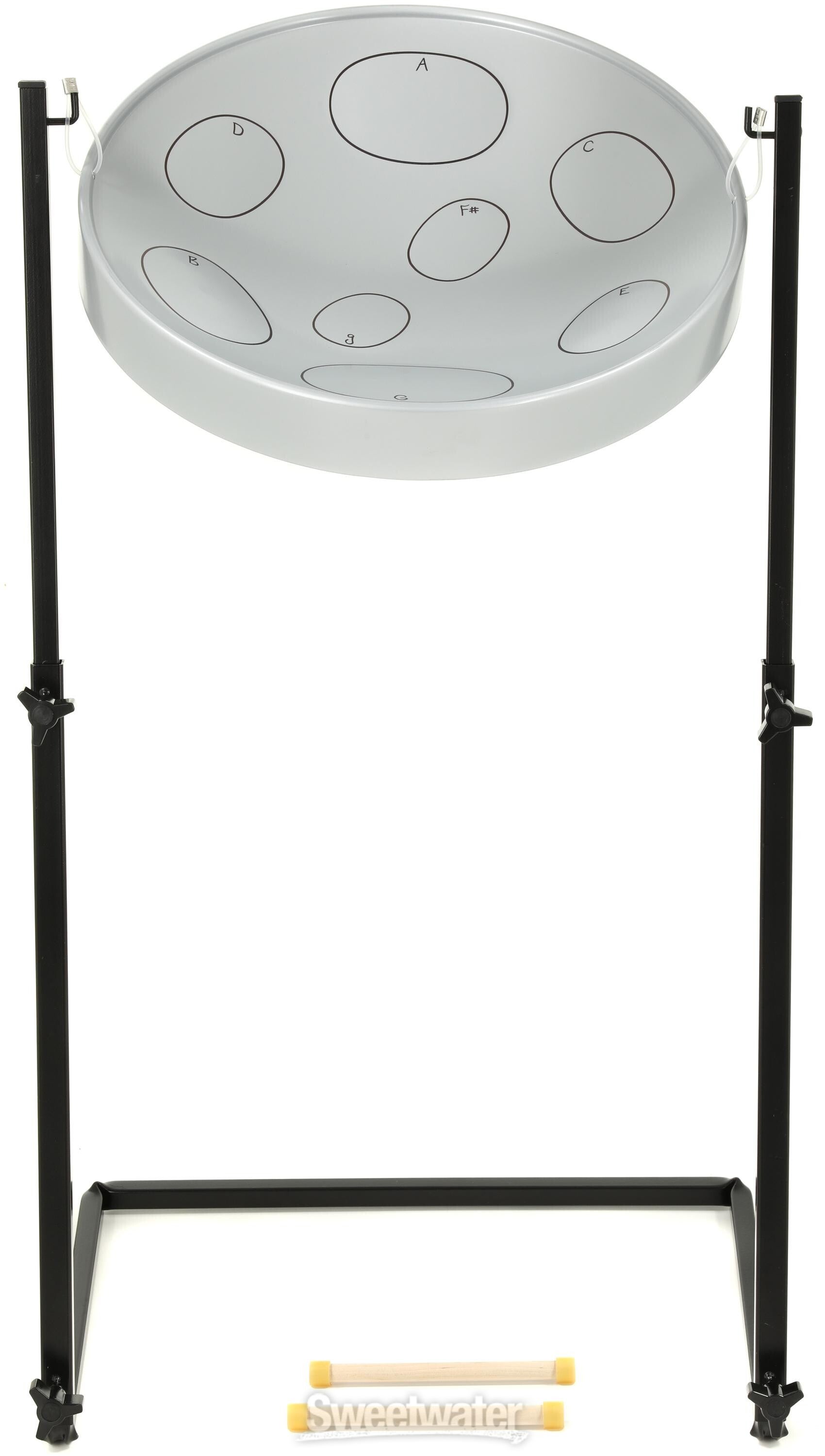 【中古】 Steel Drum  Collection Panyard Jumbie Jam Ready-to-play Steel Drum Kit - Silver